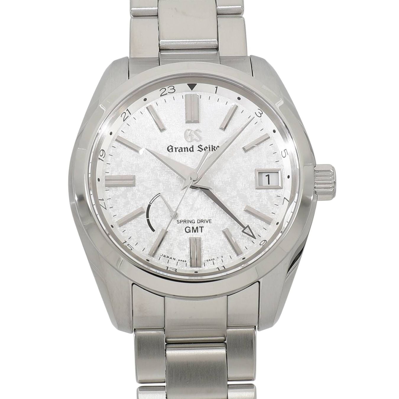 [中古]セイコー グランドセイコー ヘリテージコレクション スプリングドライブ GMT SBGE279 / 9R66-0BL0 ホワイト メンズ