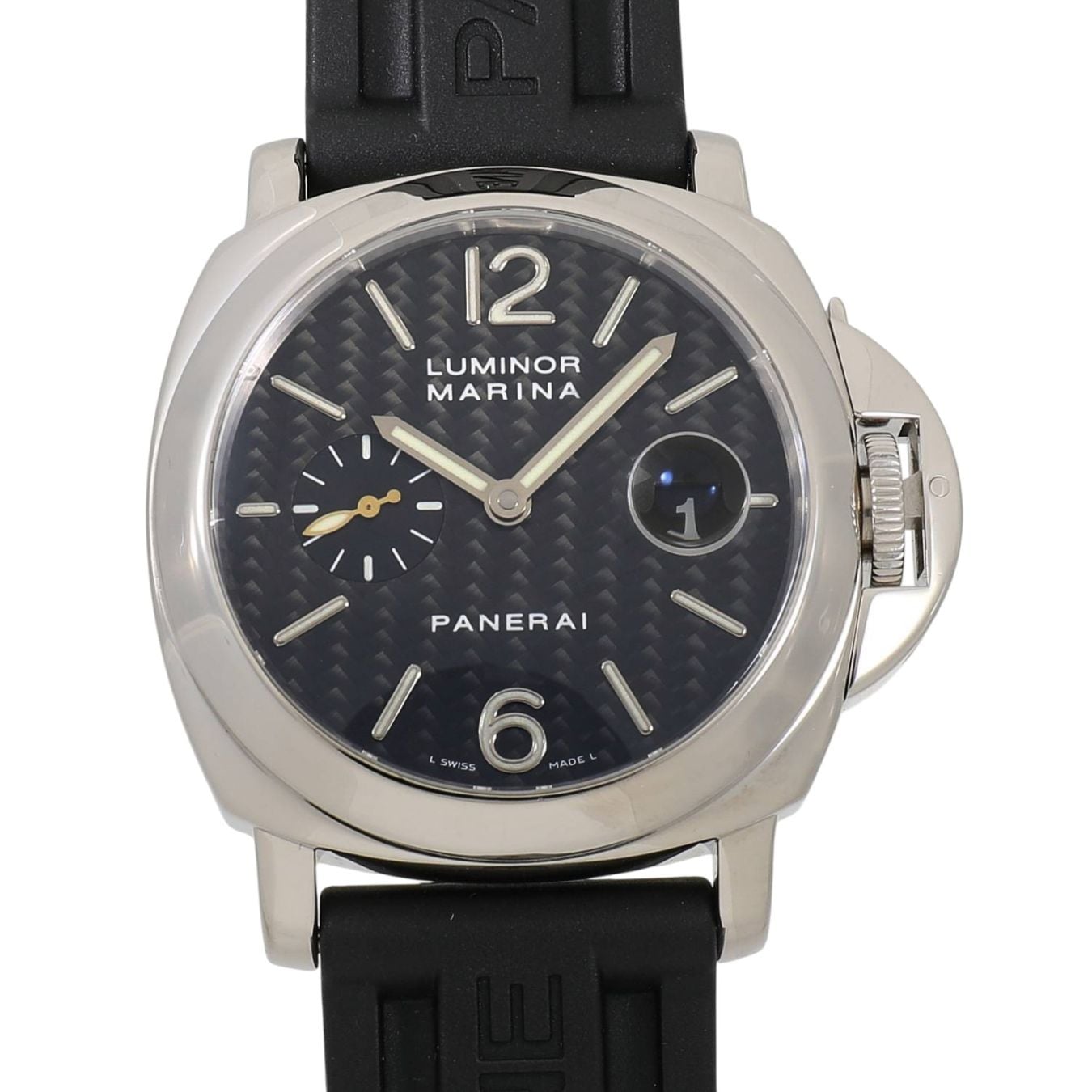 [中古]パネライ ルミノール マリーナ オートマチック 44MM PAM00180 ブラック メンズ