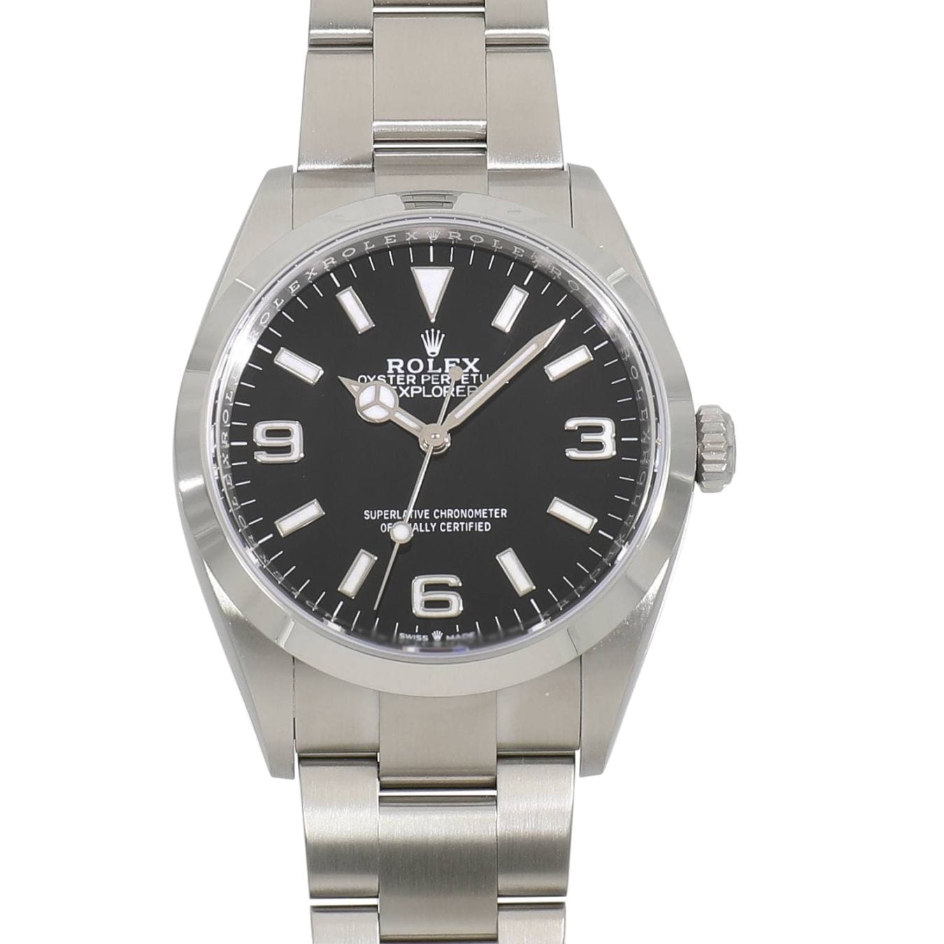 [中古]ロレックス エクスプローラー 36 124270 ランダム ブラック メンズ