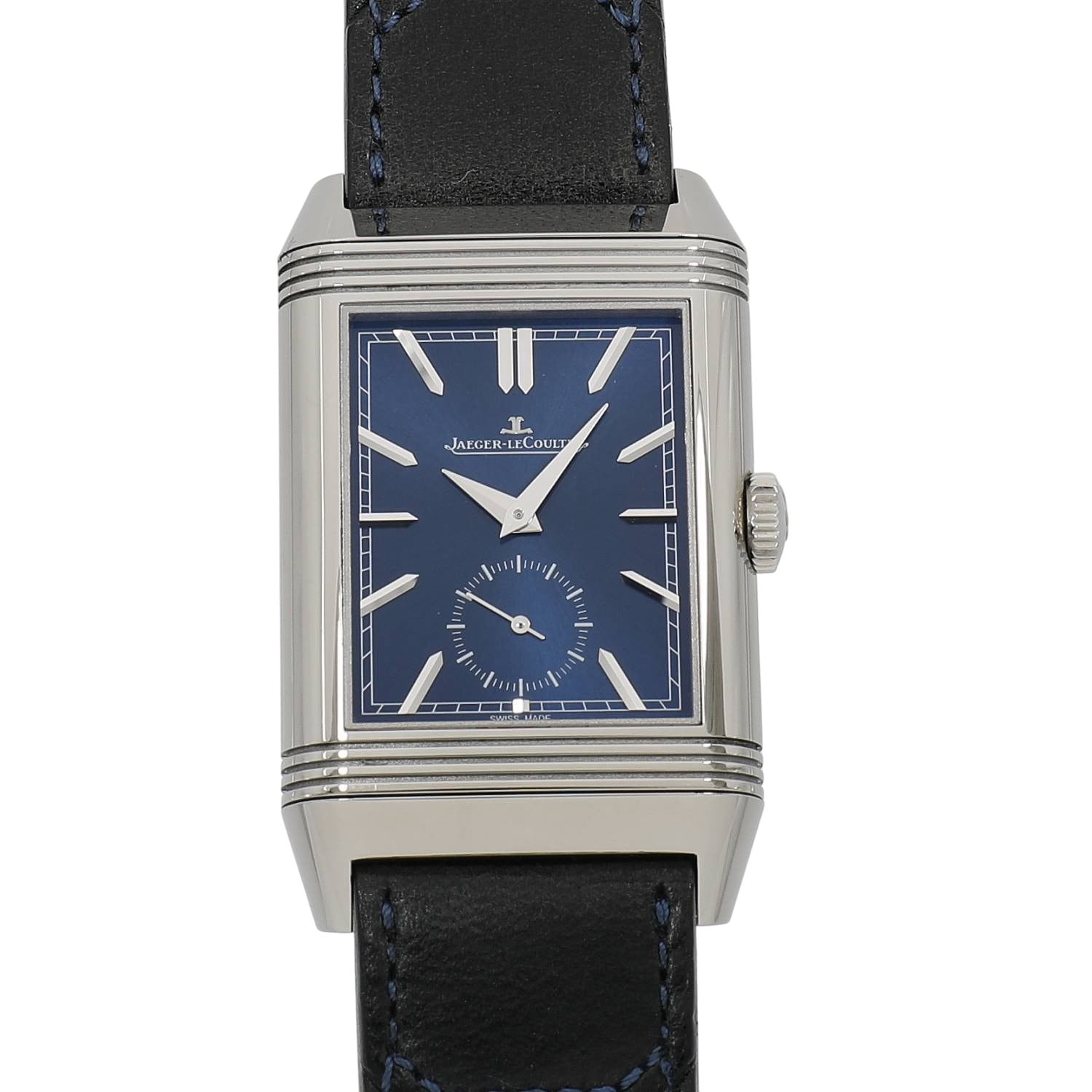 [中古]ジャガールクルト レベルソ トリビュート デュオ Q3988482 / 215.8.D4 ブルー×シルバー メンズ