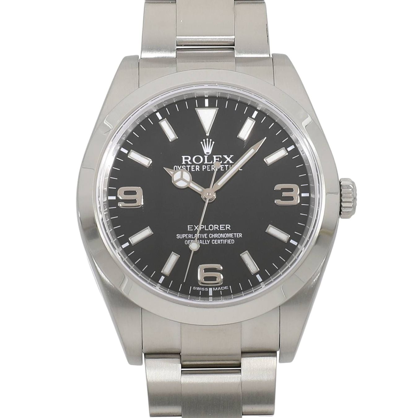 [中古]ロレックス エクスプローラー I 214270 ランダム ブラック メンズ