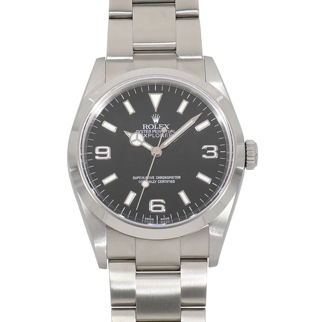 [中古]ロレックス エクスプローラー I 114270 D番 ブラック メンズ