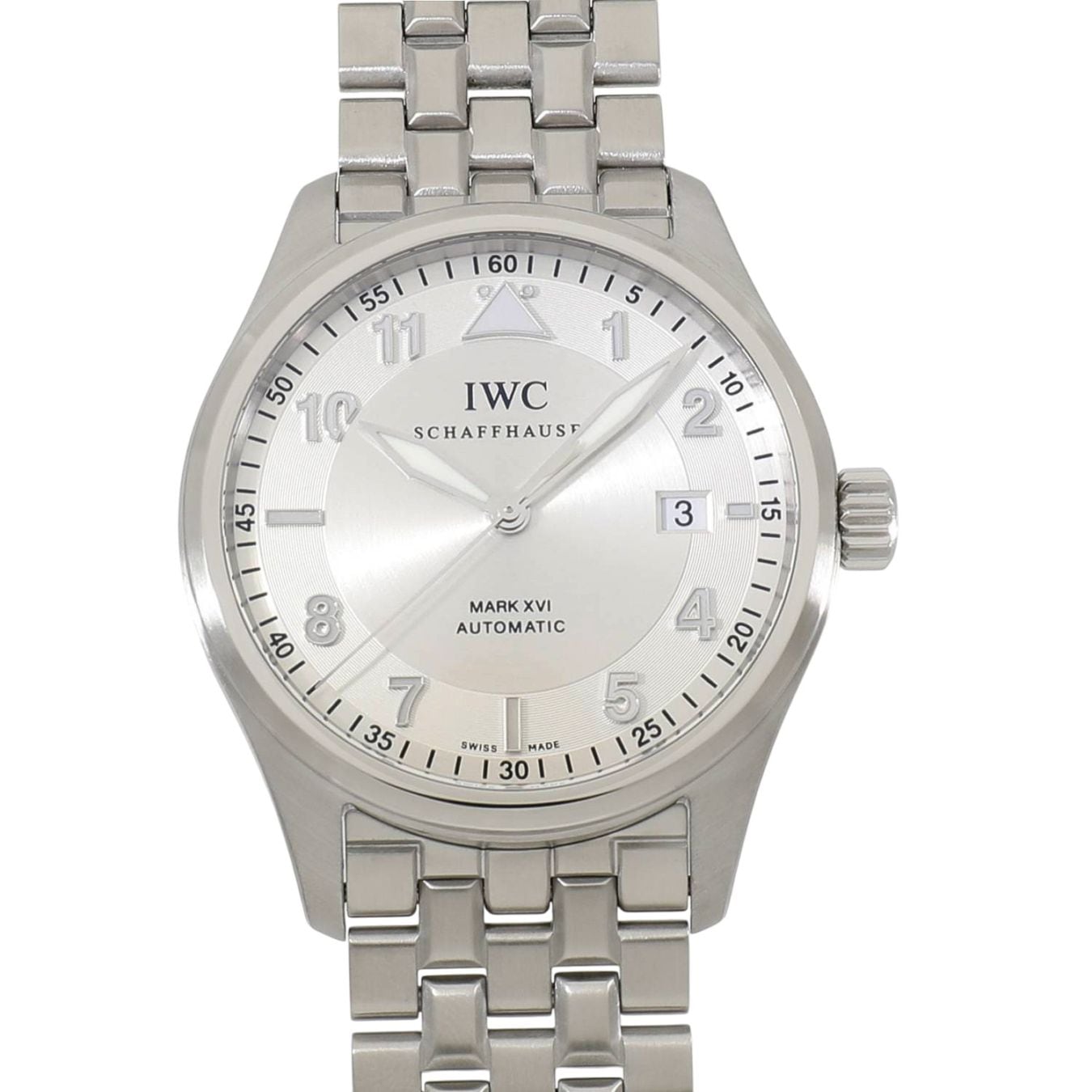 [中古]IWC パイロットウォッチ マークXVI スピットファイア IW325505 シルバー メンズ