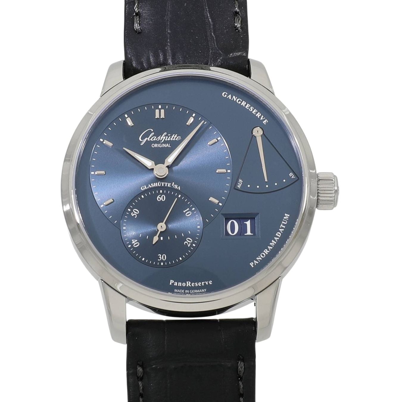 ローマ　保証書付き G8724 | [新品]グラスヒュッテオリジナル パノマティック ルナ 1-90-02