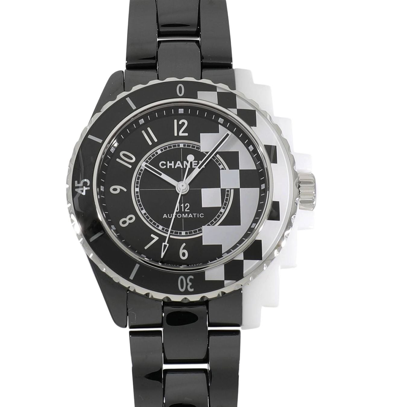 [中古]シャネル J12 サイバネティック H7988 ブラック×ホワイト ユニセックス