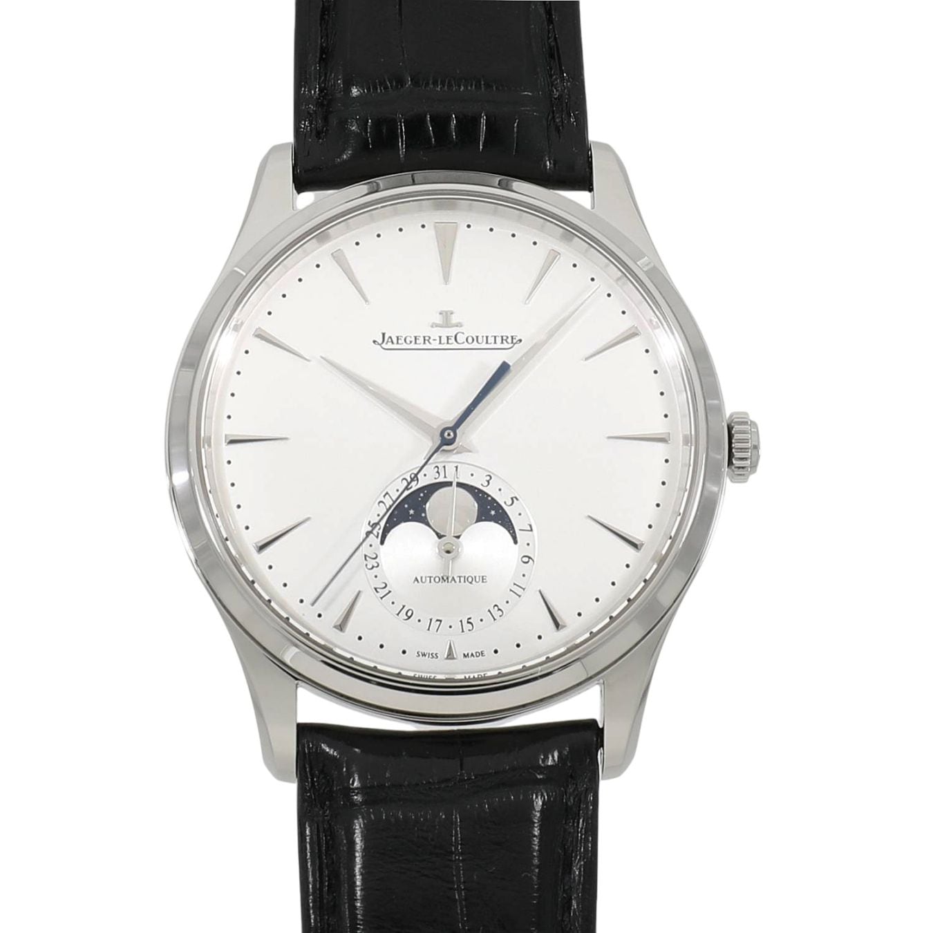 [中古]ジャガールクルト マスター ウルトラスリム ムーン Q1368430 / 109.8.A5.S シルバー メンズ