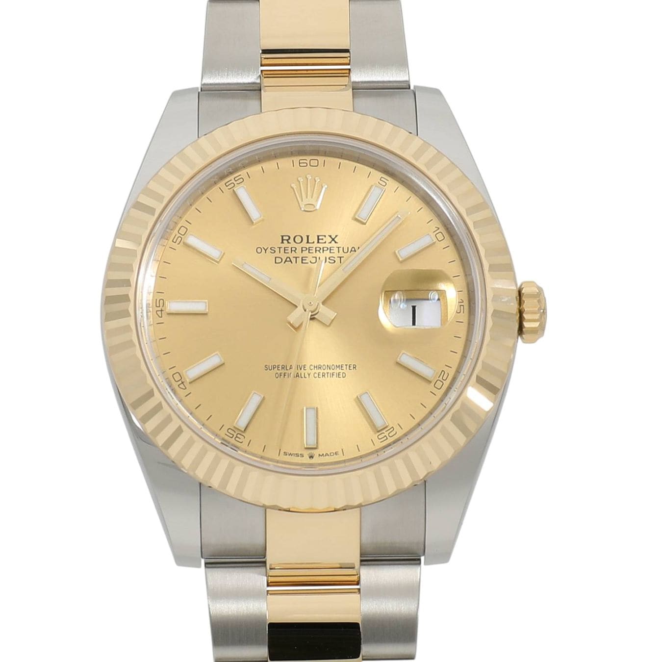 [新品]ロレックス デイトジャスト 41 126333 シャンパン メンズ