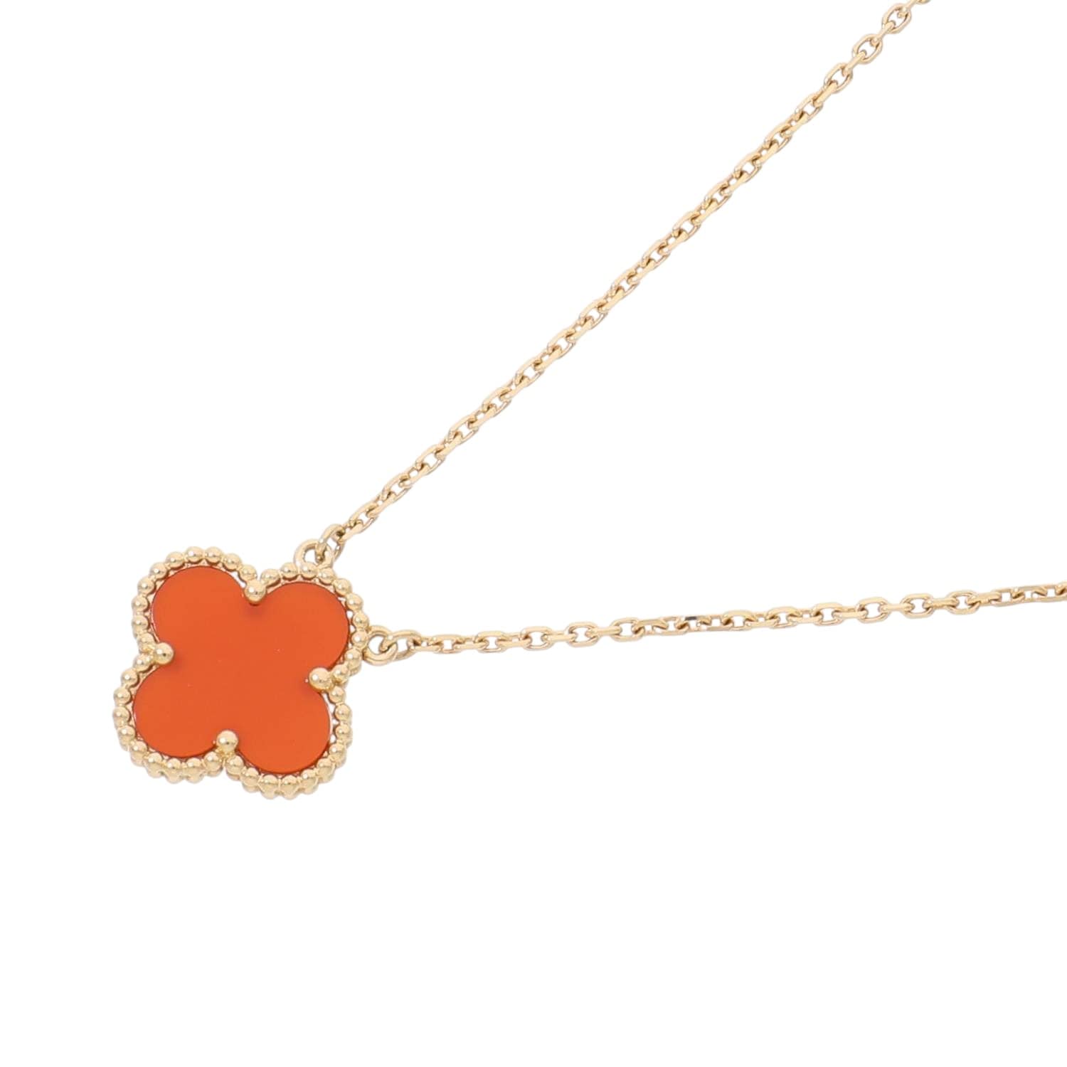 美品 ヴァンクリーフ&アーペル ヴィンテージアルハンブラ カーネリアン V30025 | [中古]ヴァンクリーフ&アーペル ヴィンテージ アルハンブラ