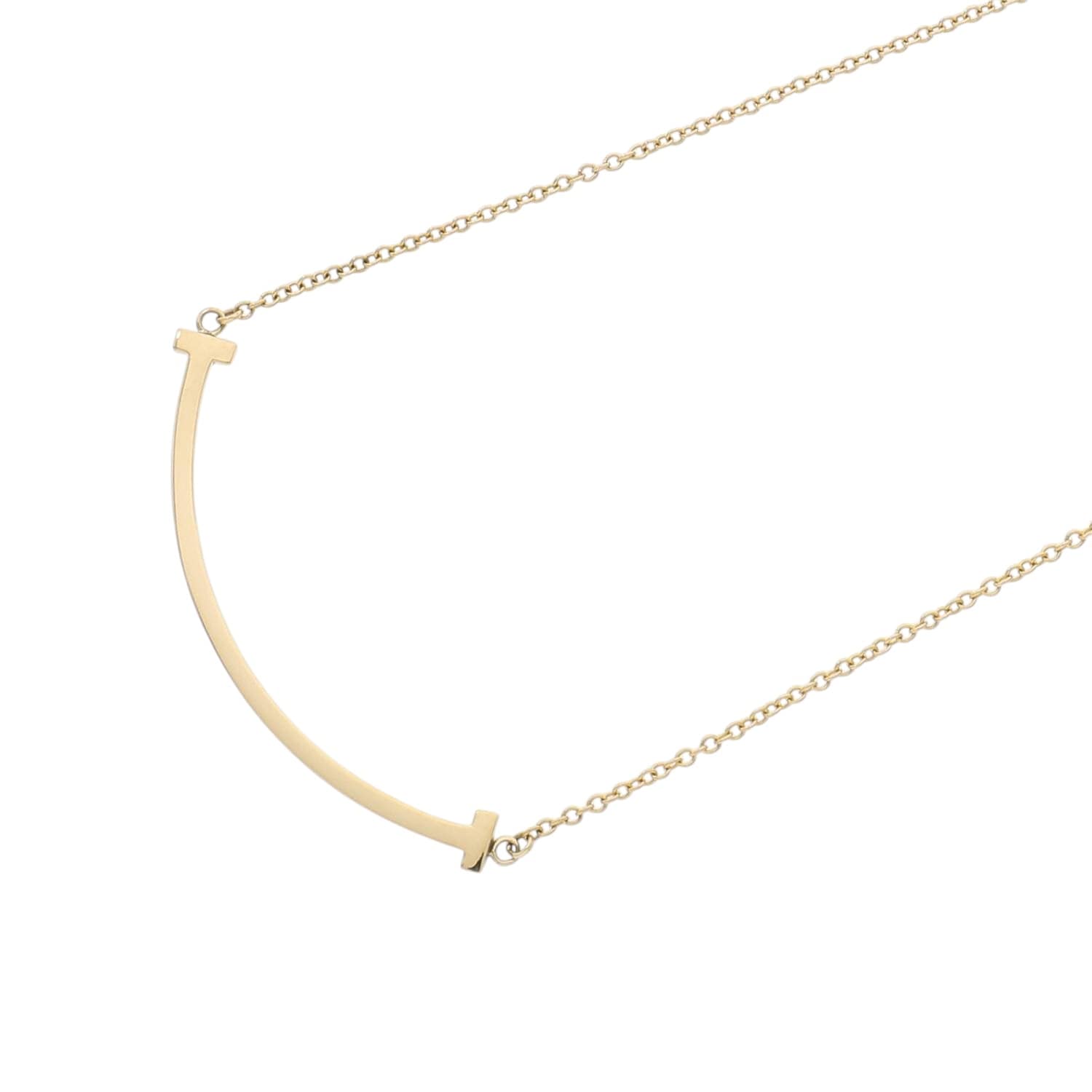 T30033 | [中古]ティファニー Tスマイル ペンダント スモール