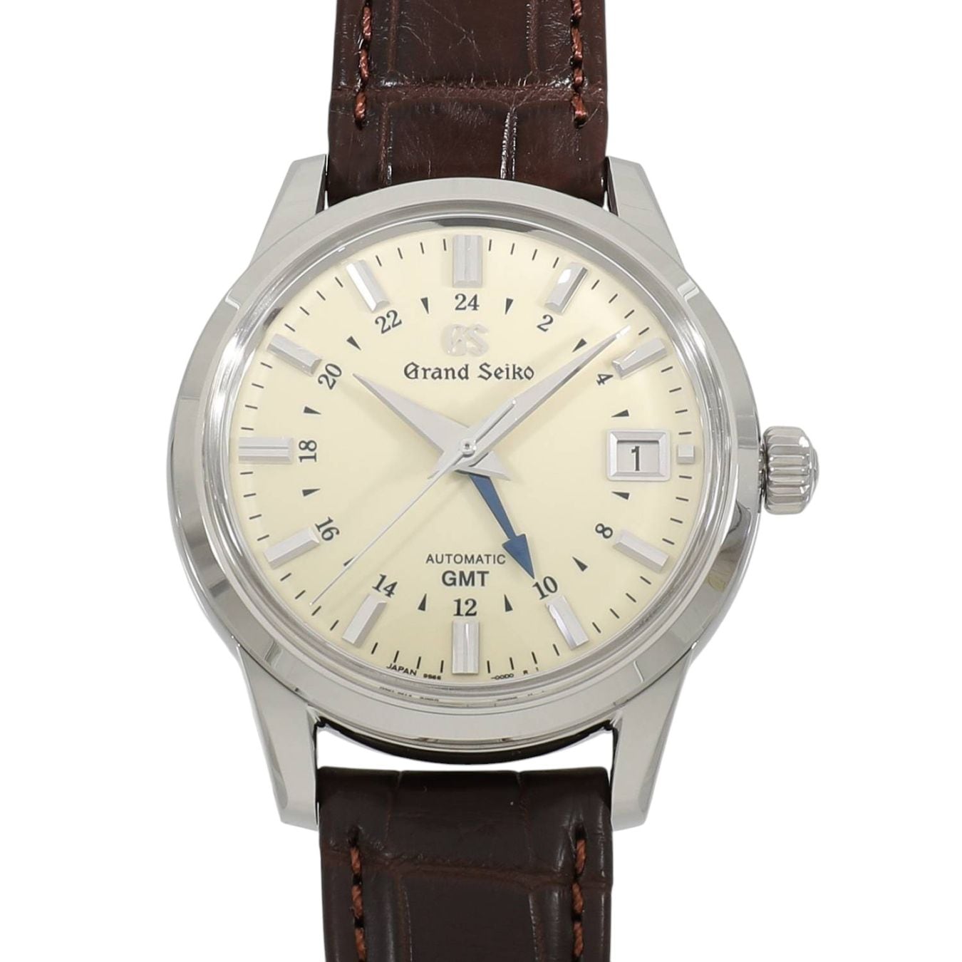 [新品]セイコー グランドセイコー エレガンス コレクション メカニカル GMT SBGM221 アイボリー メンズ