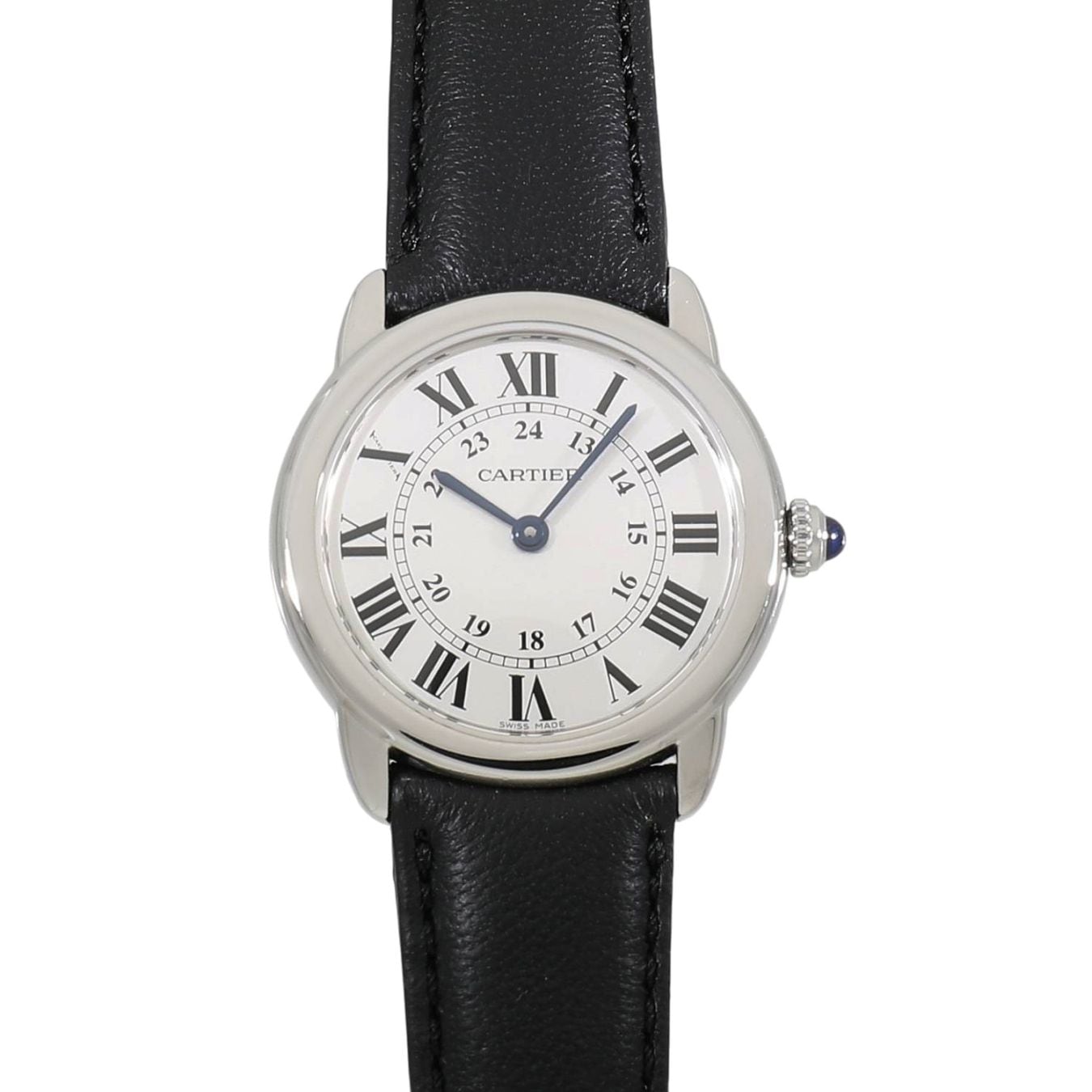 [中古]カルティエ ロンド ソロ ドゥ カルティエ SM WSRN0019 シルバー レディース