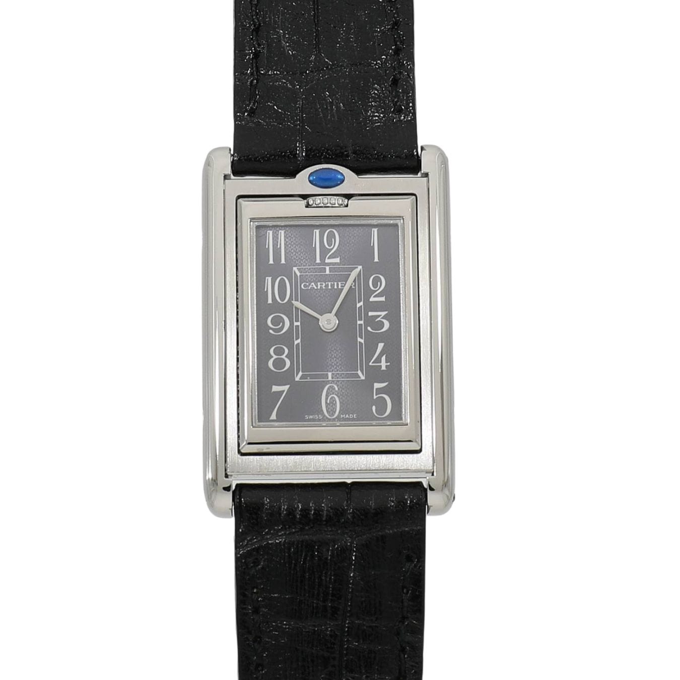 [中古]カルティエ タンク バスキュラント MM W1016730 グレー レディース