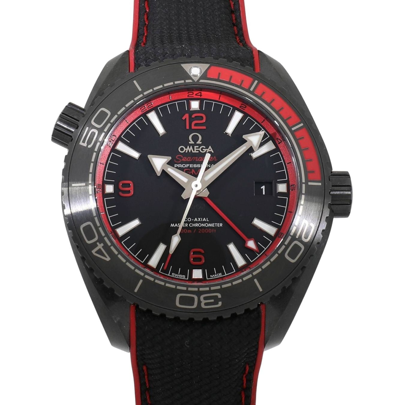 [新品]オメガ シーマスター プラネット オーシャン 600M GMT 215.92.46.22.01.003 ブラック メンズ