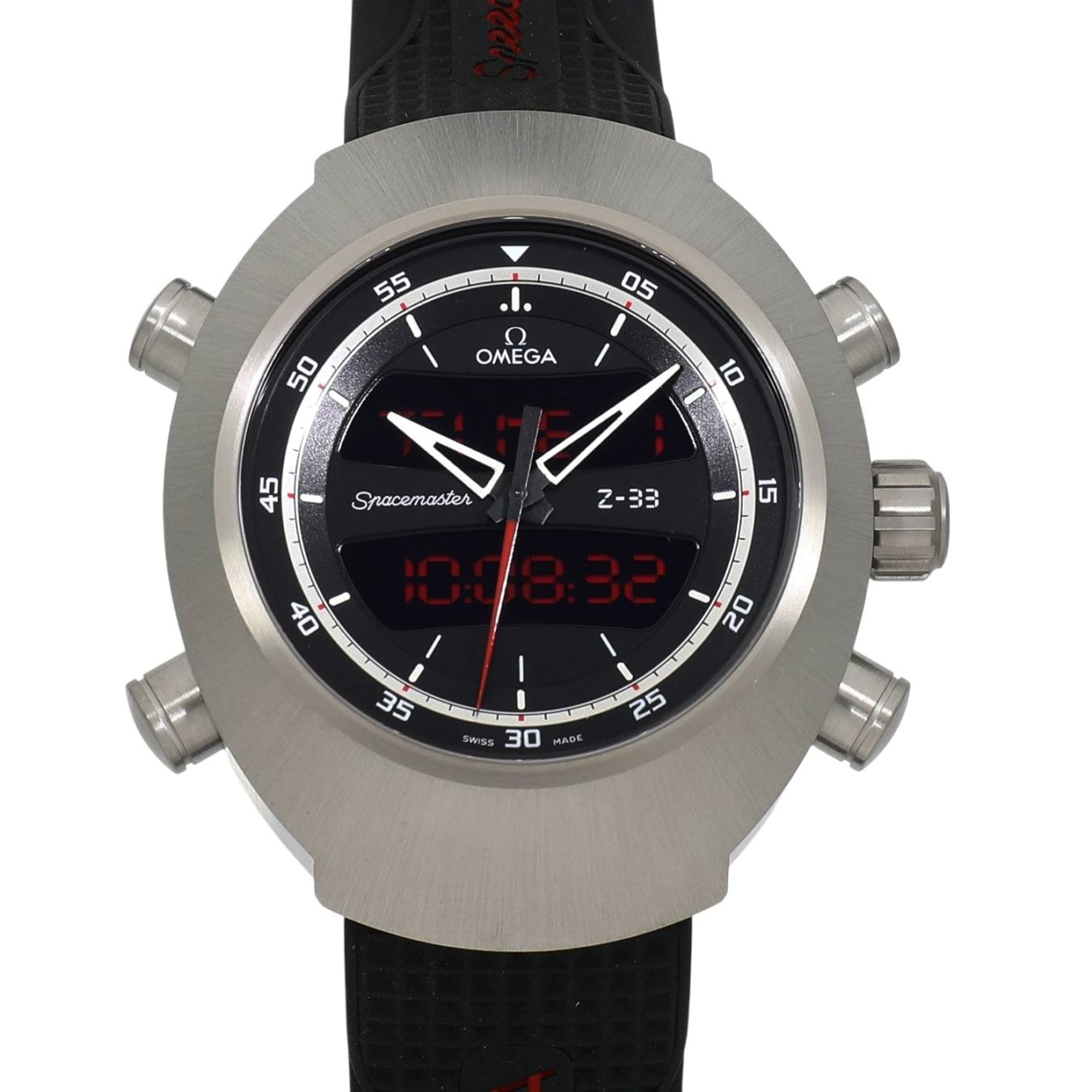 [新品]オメガ スピードマスター スペースマスター Z-33 325.92.43.79.01.001 ブラック メンズ