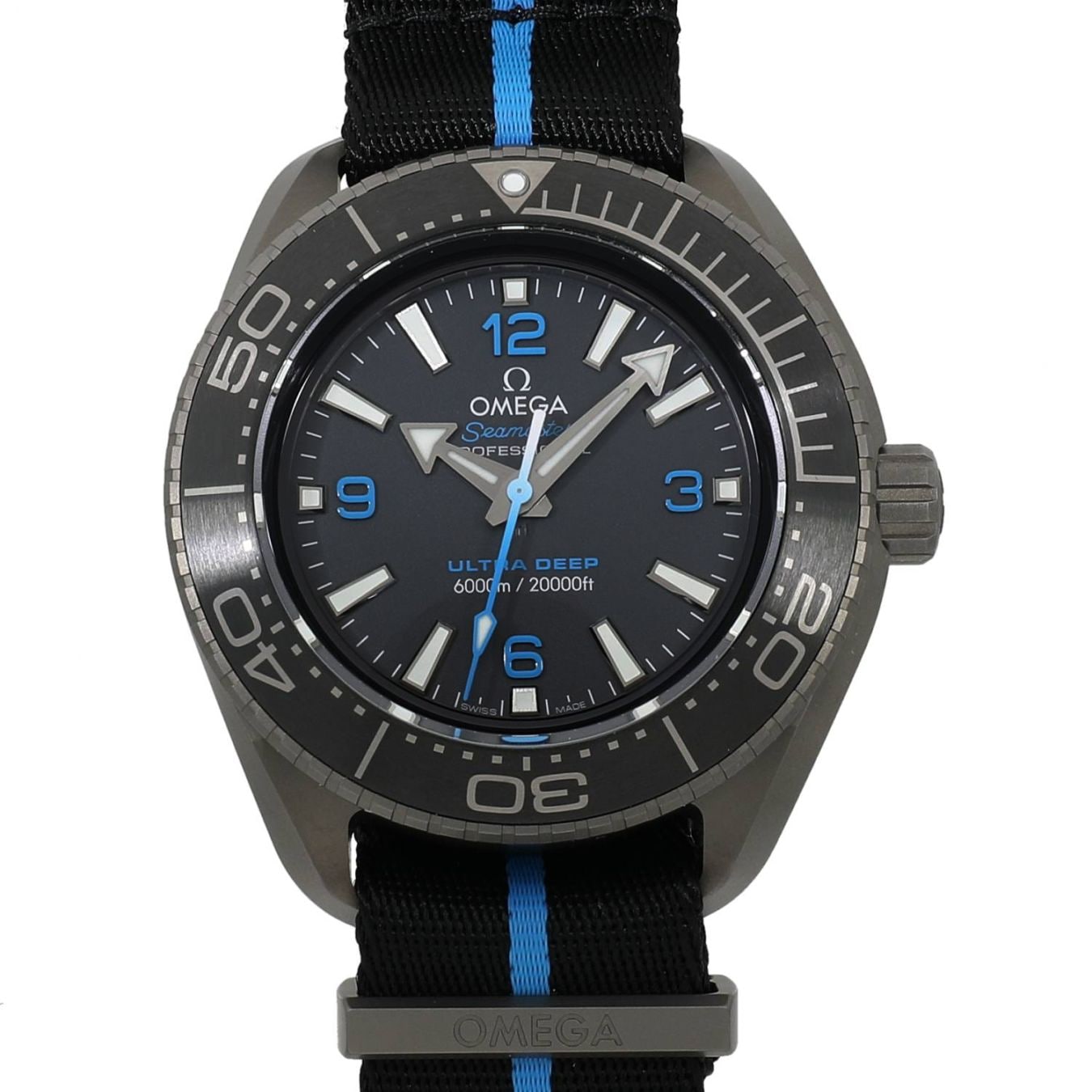 [未使用]オメガ シーマスター プラネットオーシャン ウルトラディープ 6000M コーアクシャル マスタークロノメーター 215.92.46.21.01.001 ブラック メンズ