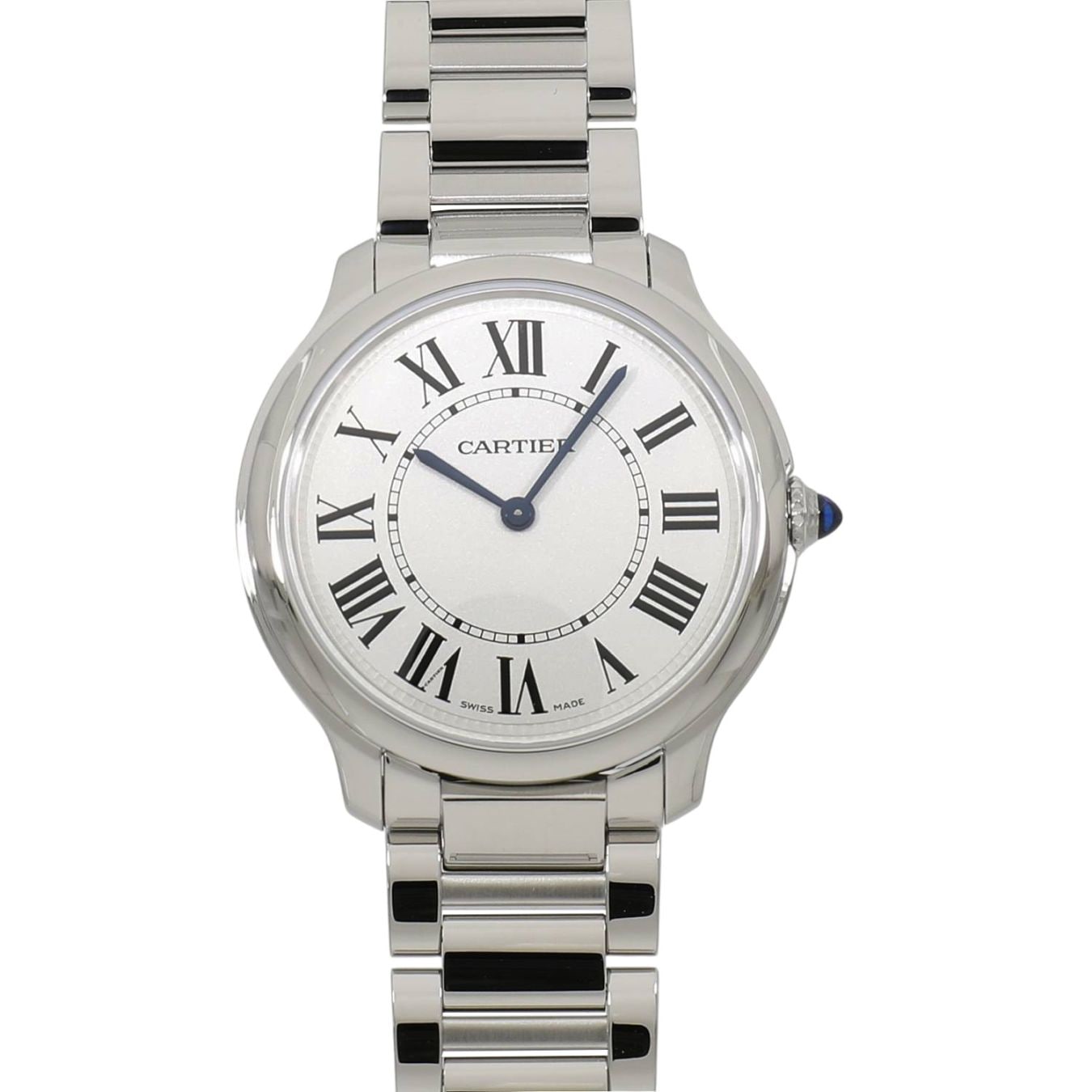 [中古]カルティエ ロンド マスト ドゥ カルティエ 36ミリ WSRN0034 シルバー ユニセックス