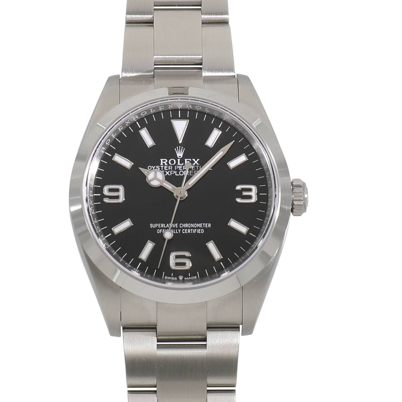 [中古]ロレックス エクスプローラー 36 124270 ランダム ブラック メンズ