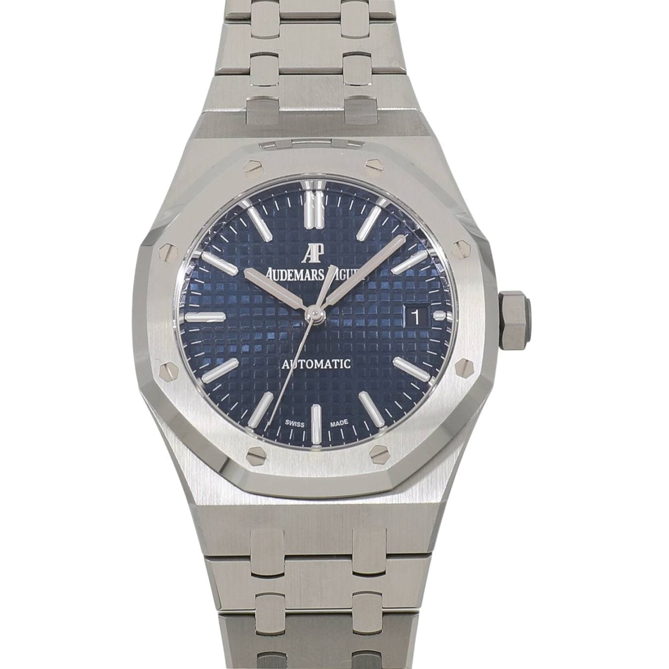 [中古]オーデマピゲ ロイヤルオーク オートマティック 15450ST.OO.1256ST.03 コバルトブルー ユニセックス