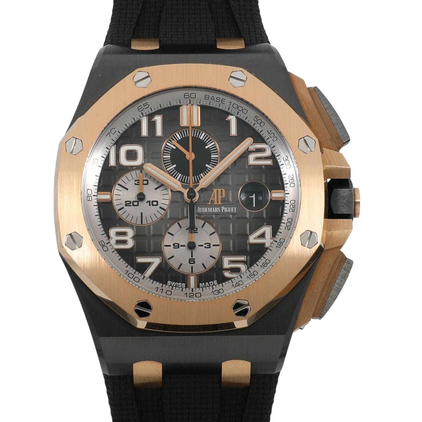 [中古]オーデマピゲ ロイヤルオーク オフショア クロノグラフ 26405NR.OO.A002CA.01 スモークグレー×シルバー メンズ