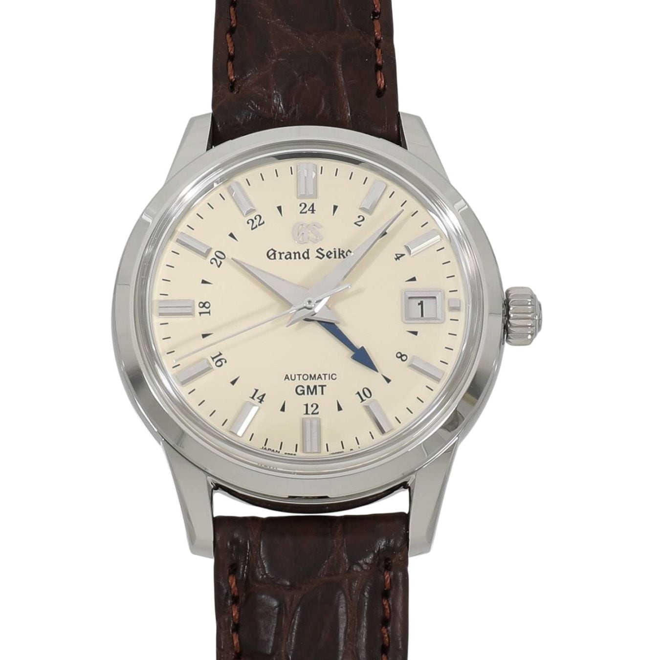 [未使用]セイコー グランドセイコー エレガンス コレクション メカニカル GMT SBGM221 / 9S66-00A0 アイボリー メンズ