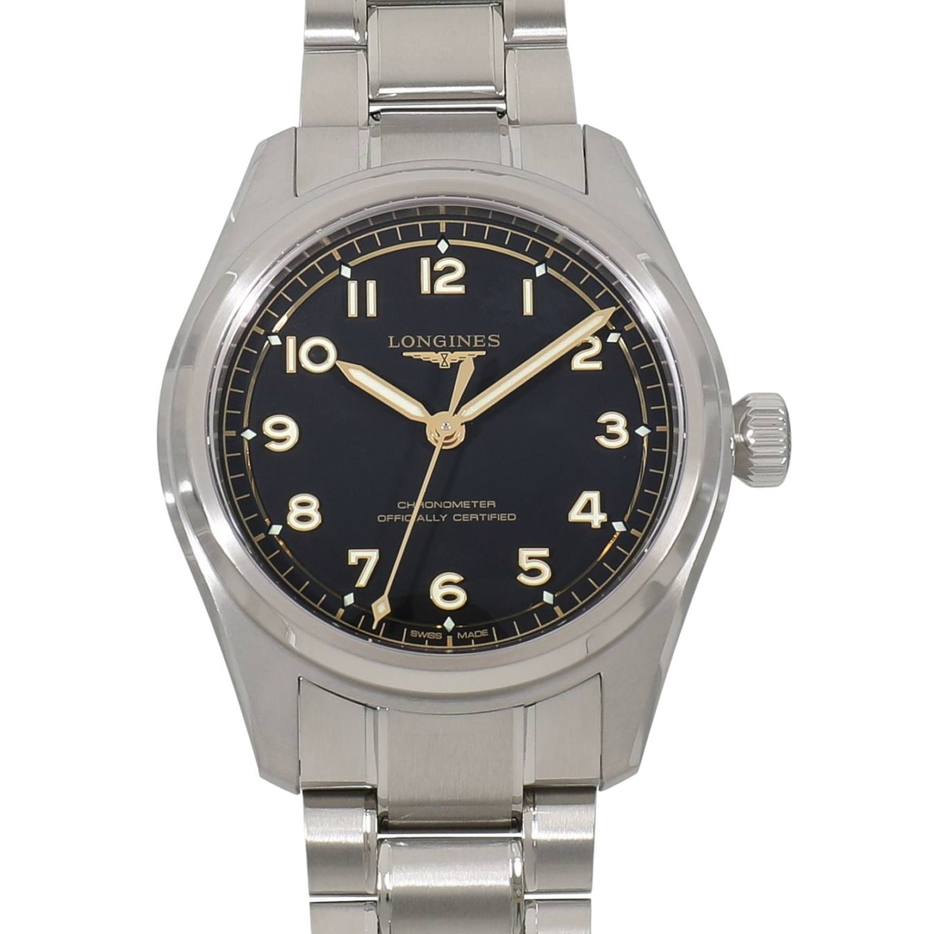 [新品]ロンジン スピリット パイロット L3.809.4.53.6 ブラック メンズ