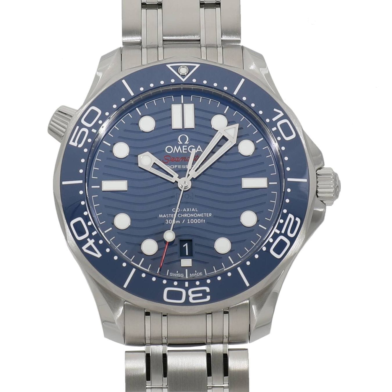 [未使用]オメガ シーマスター ダイバー 300m マスターコーアクシャル クロノメーター 42mm 210.30.42.20.03.001 ブルー メンズ