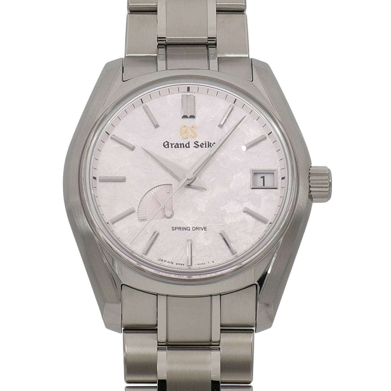 [未使用]セイコー グランドセイコー ヘリテージコレクション スプリングドライブ パワーリザーブ 春分・花筏 SBGA443 / 9R65-0DG0 ピンク メンズ