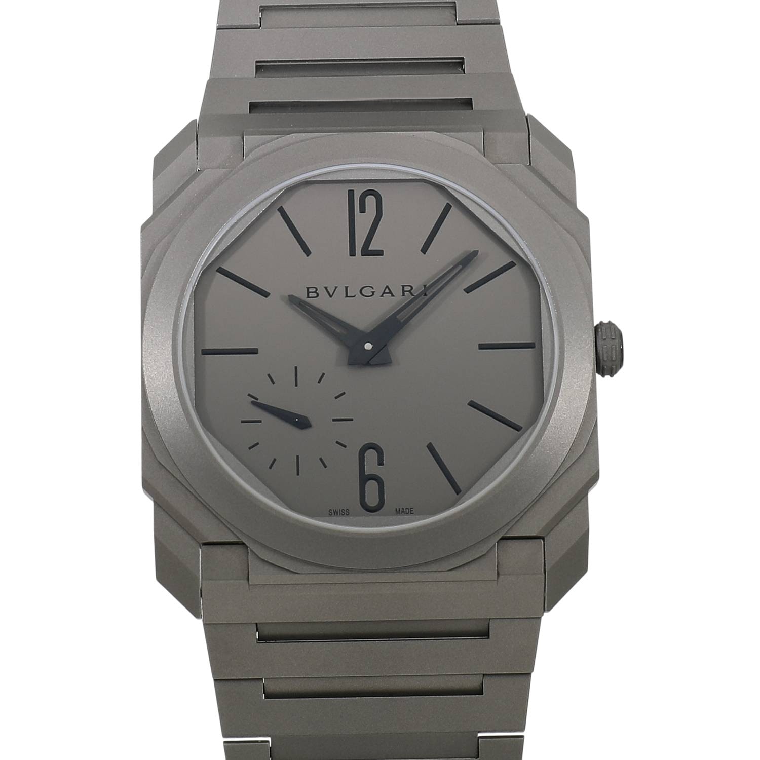 [中古]ブルガリ オクト フィニッシモ 102713 / BGO40TXT グレー メンズ