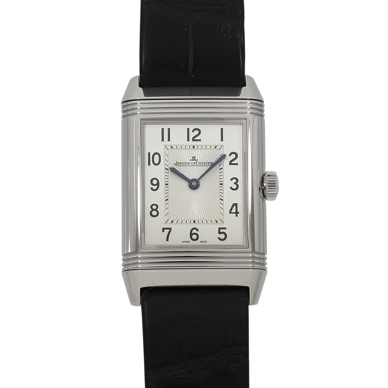 [中古]ジャガールクルト レベルソ クラシック ミディアム デュエット Q2588420 / 212.8.D4 シルバー×ブラック レディース