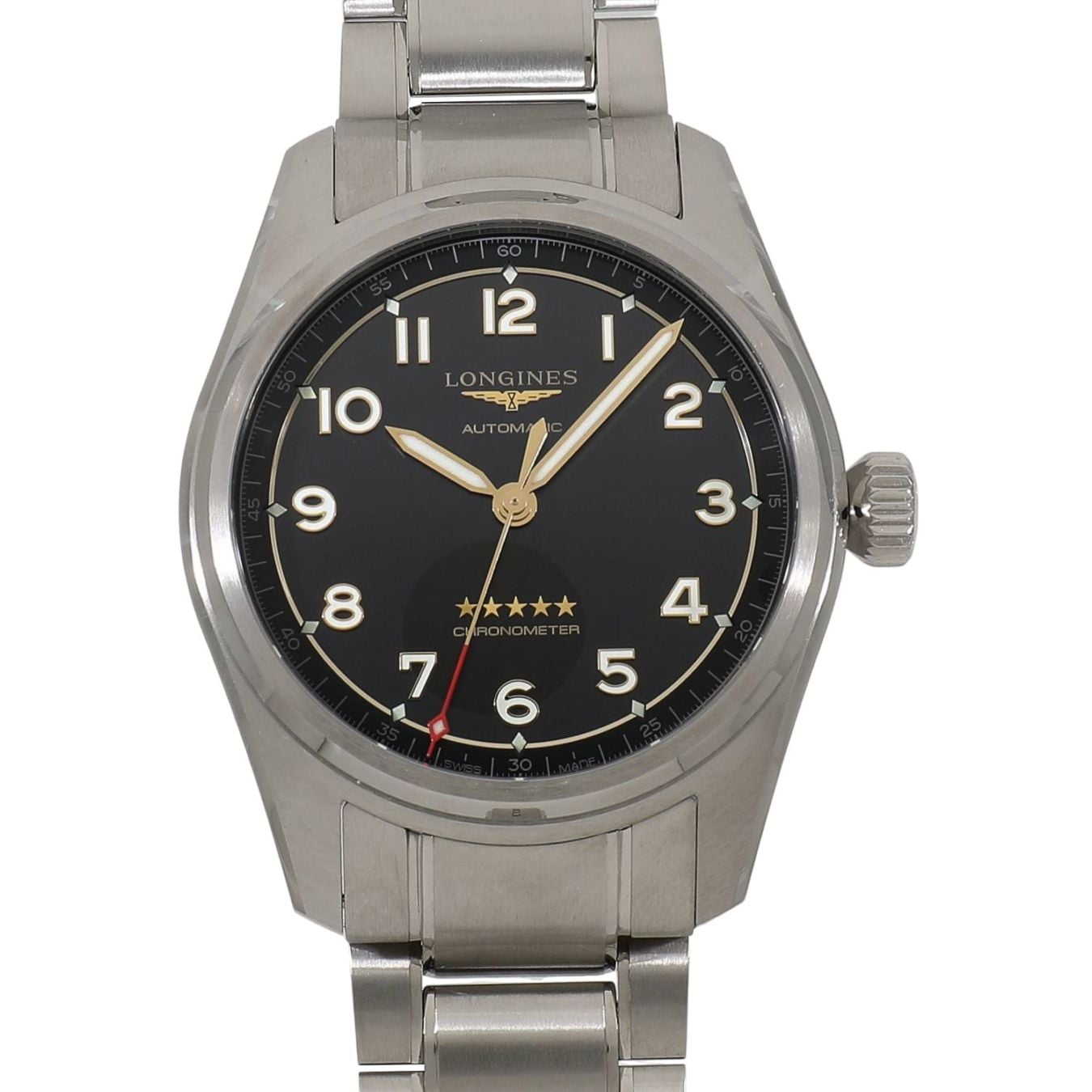 [未使用]ロンジン スピリット L3.810.1.53.6 アンスラサイト メンズ