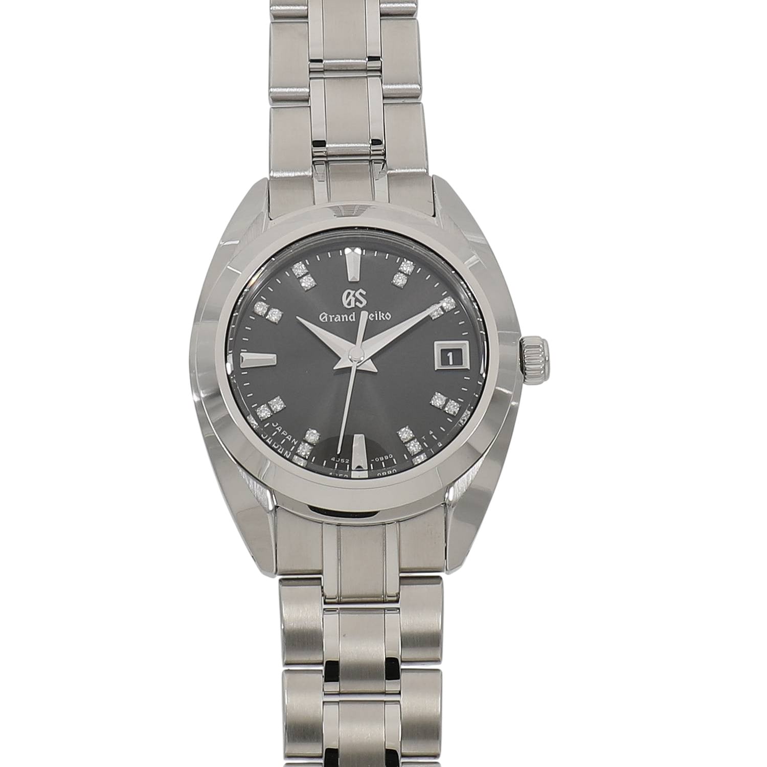 [未使用]セイコー グランドセイコー エレガンス コレクション STGF373 / 4J52-0AC0 チャコールグレー×ダイヤモンド レディース