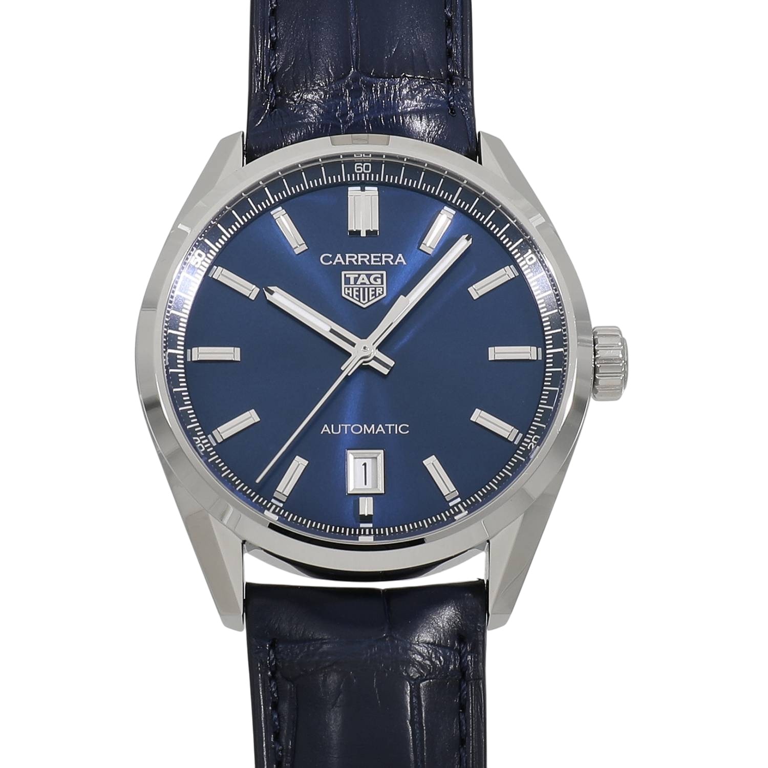 [未使用]タグホイヤー カレラ キャリバー5 デイト WBN2112.FC6504 ブルー メンズ