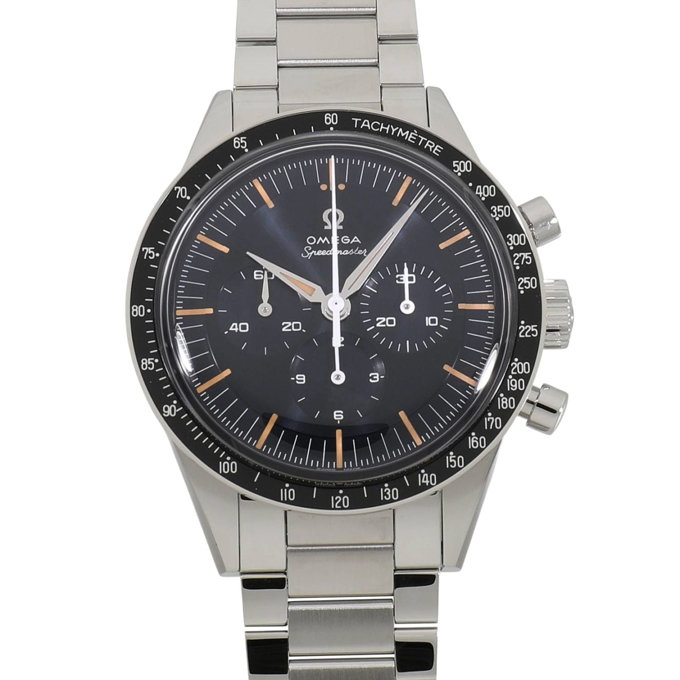 [未使用]オメガ スピードマスター ファースト オメガ イン スペース 310.30.40.50.06.001 ブルー グレー メンズ