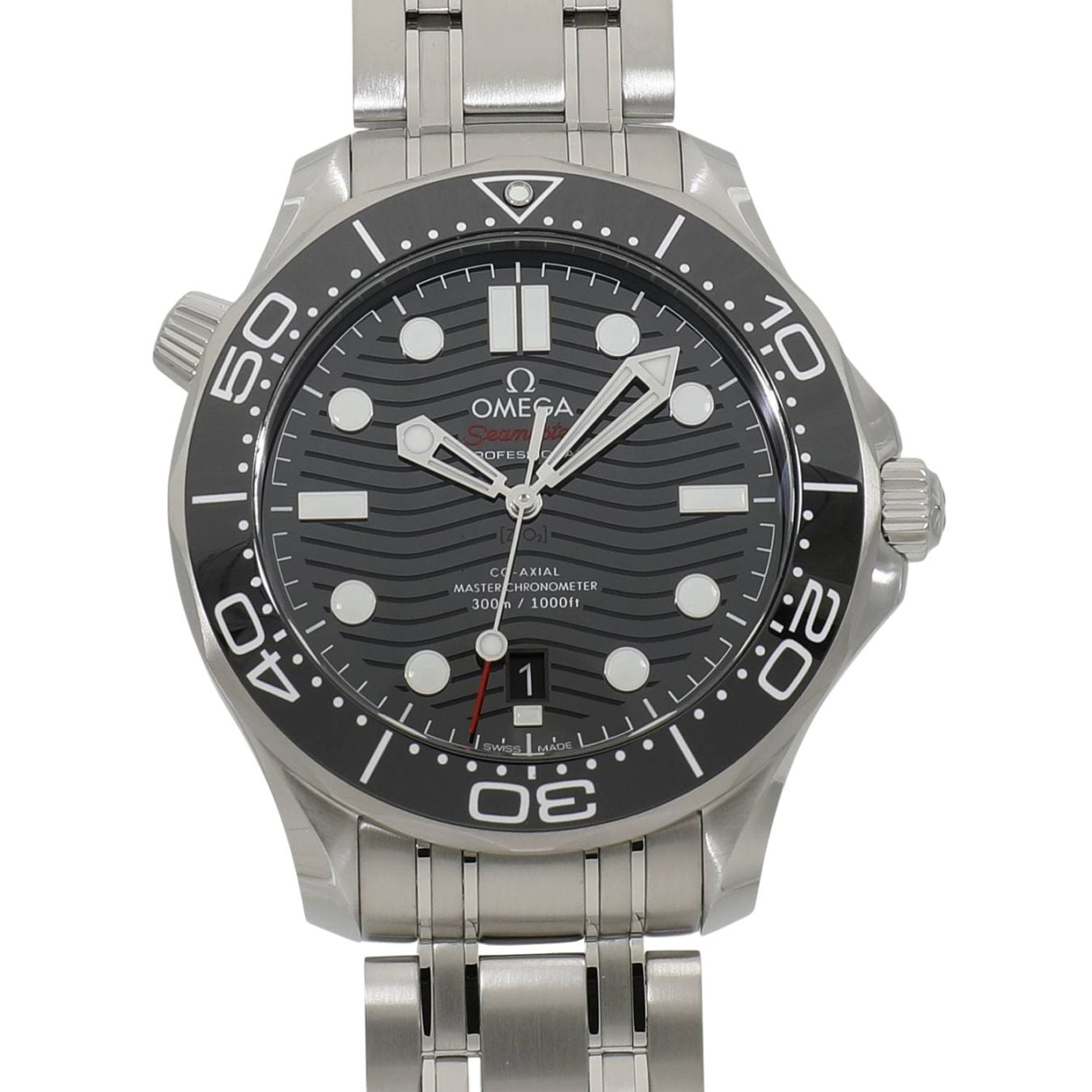 [未使用]オメガ シーマスターダイバー300m マスターコーアクシャル クロノメーター 42mm 210.30.42.20.01.001 ブラック メンズ
