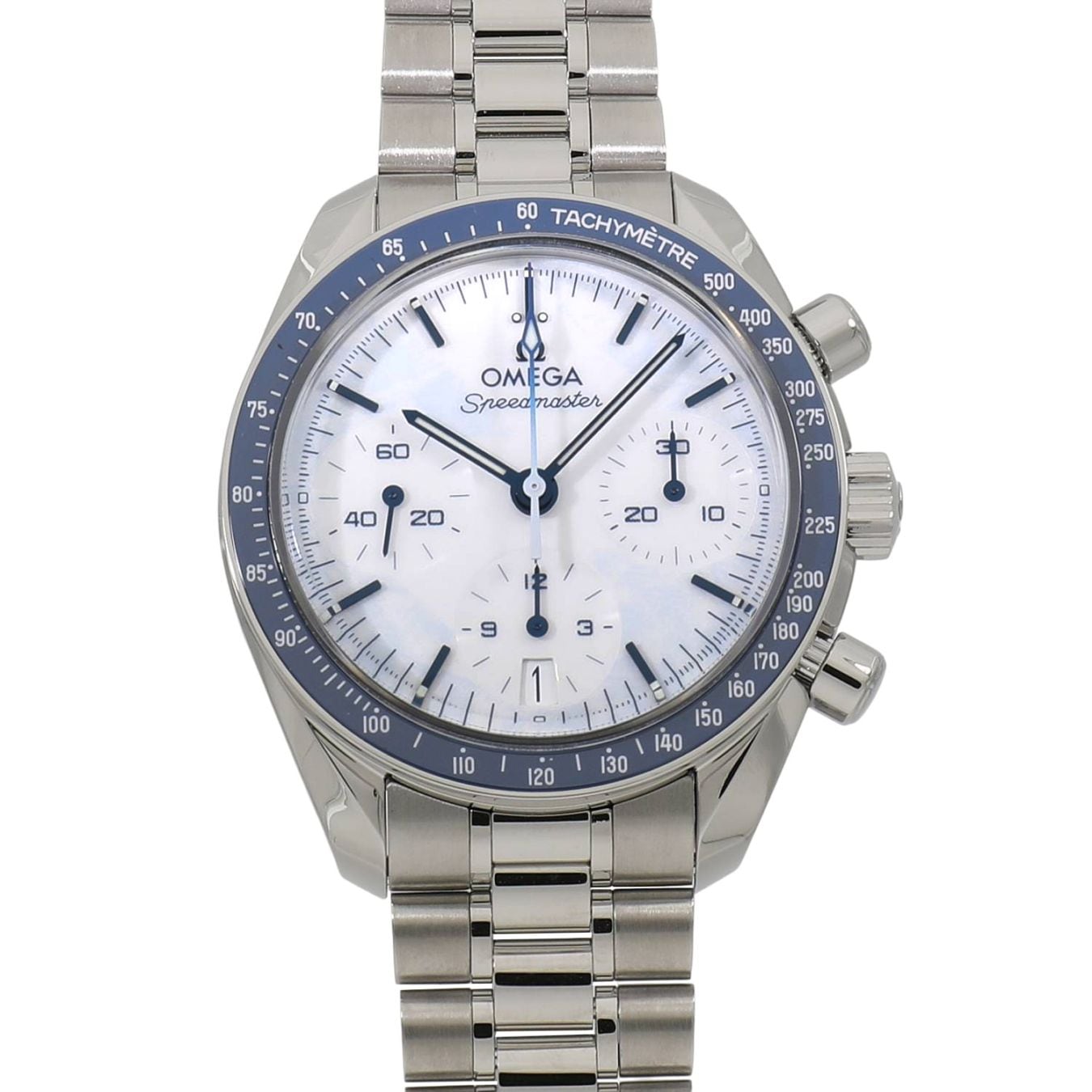 [未使用]オメガ スピードマスター ミラノ・コルティナ 2026 522.30.38.50.04.001 ホワイト メンズ