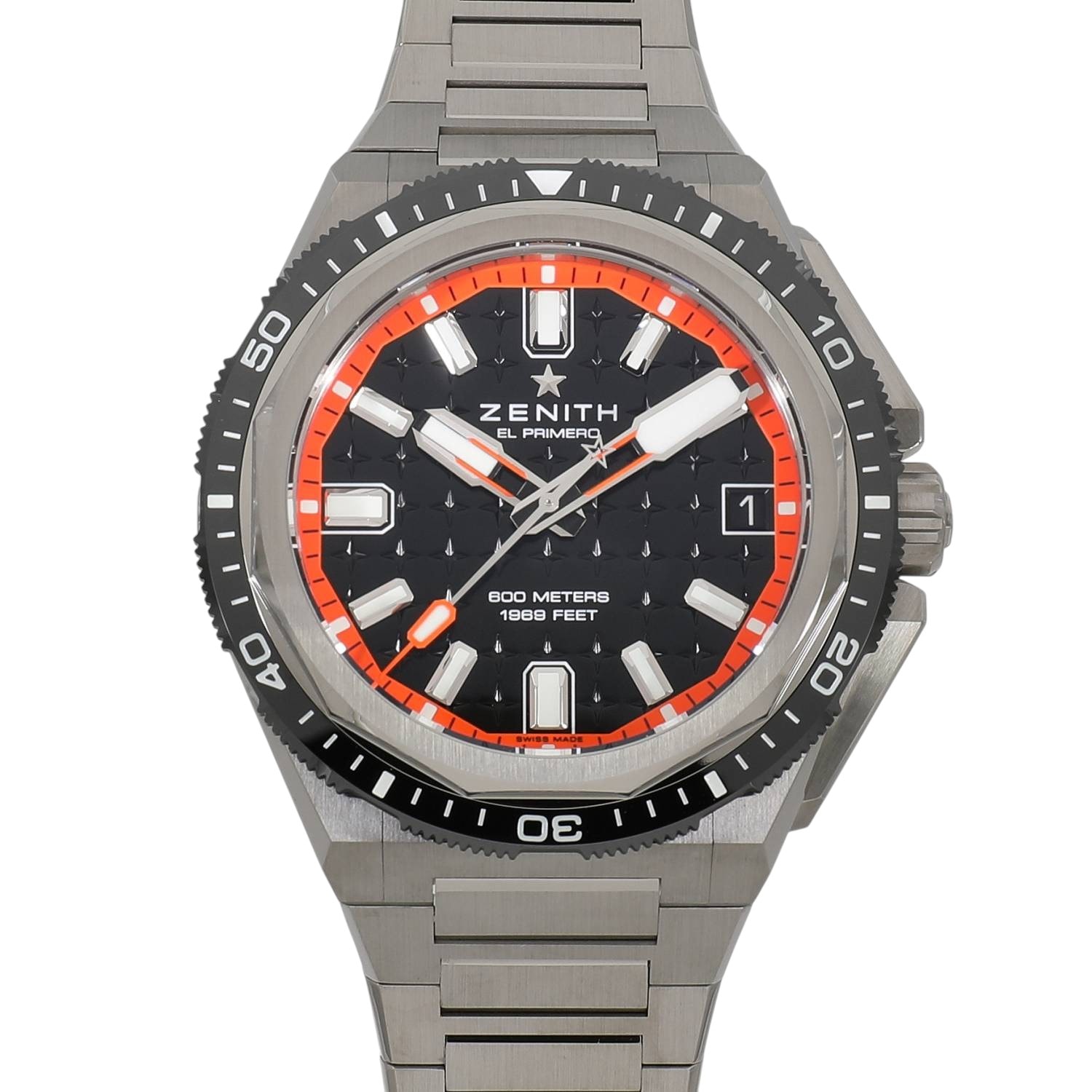 [未使用]ゼニス デファイ エクストリーム ダイバー 95.9600.3620/21.I300 ブラック メンズ