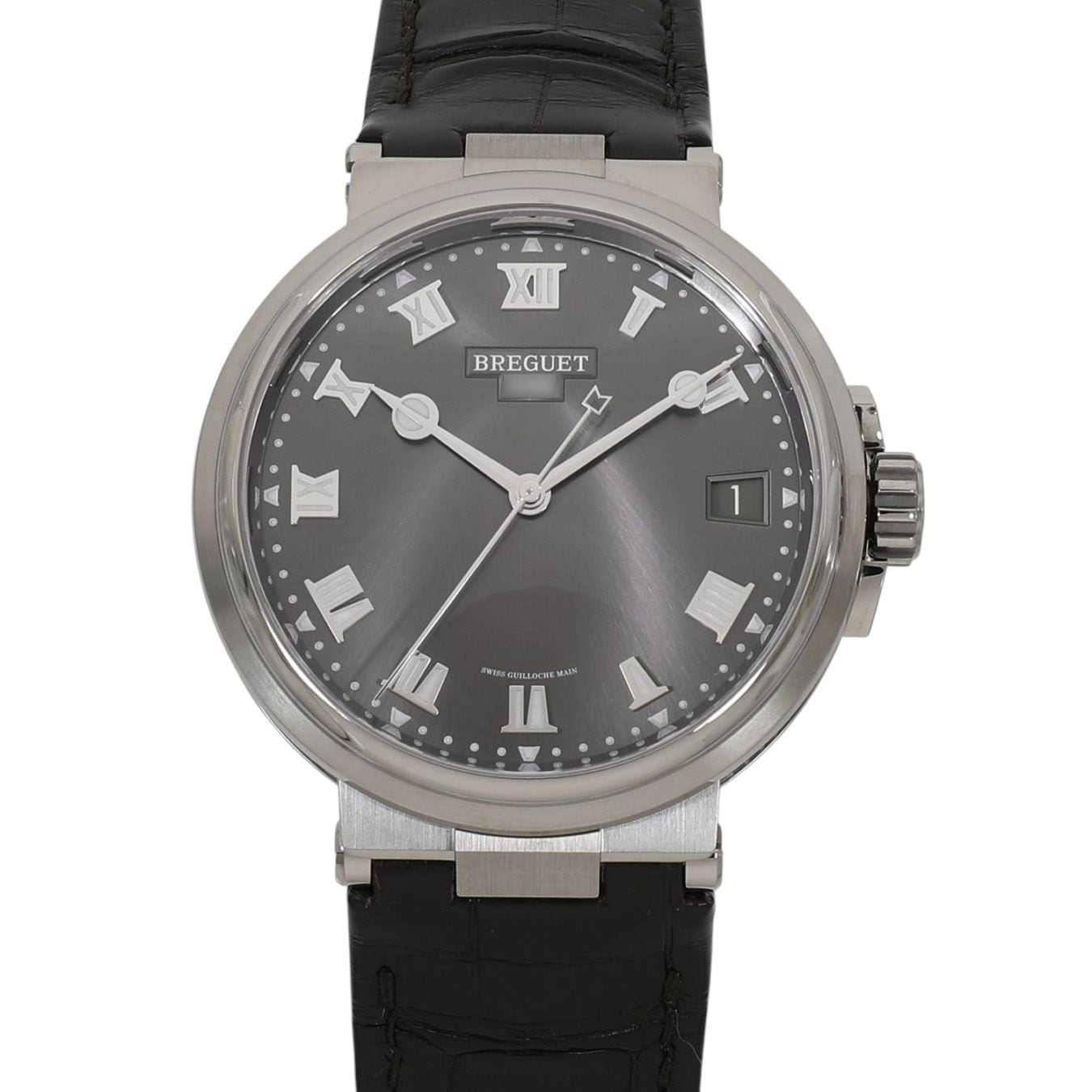 [未使用]ブレゲ マリーン 5517 5517TI/G2/9ZU グレー メンズ