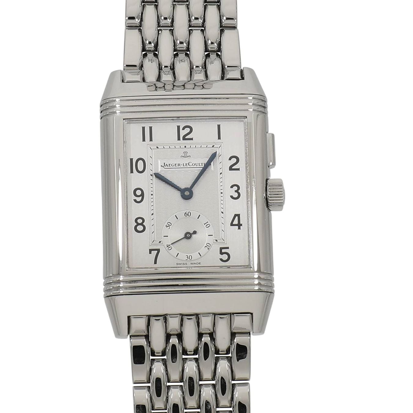 [中古]ジャガールクルト レベルソ デュオ Q2718110 / 272.8.51 シルバー×グレー メンズ