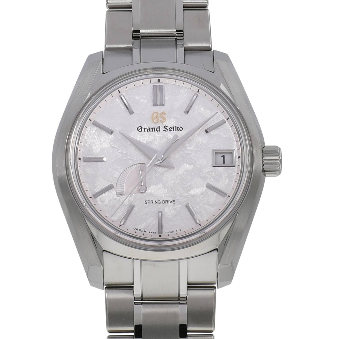 [未使用]セイコー グランドセイコー ヘリテージコレクション スプリングドライブ パワーリザーブ 春分・花筏 SBGA443 / 9R65-0DG0 ピンク メンズ