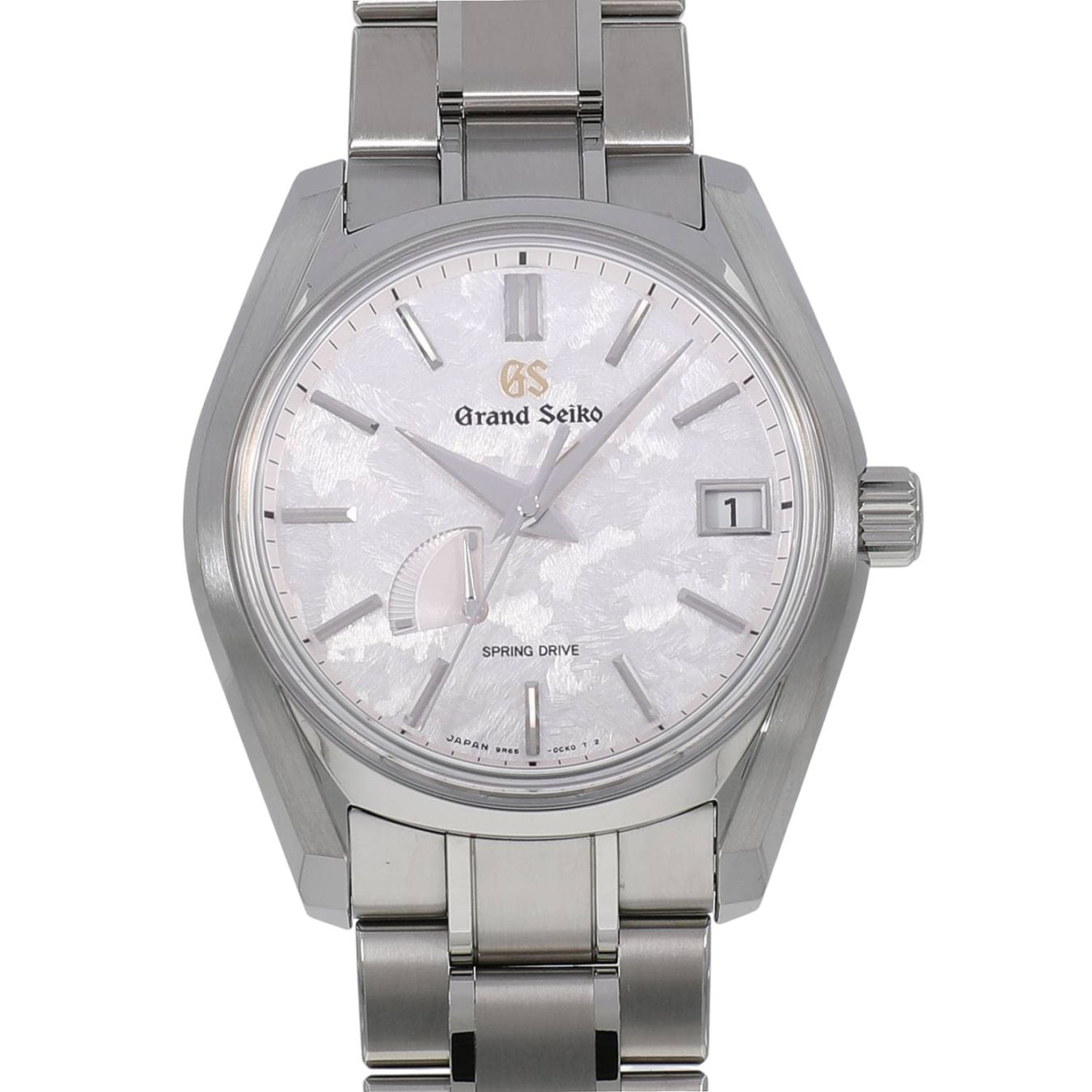 [未使用]セイコー グランドセイコー ヘリテージコレクション スプリングドライブ パワーリザーブ 春分・花筏 SBGA443 / 9R65-0DG0 ピンク メンズ