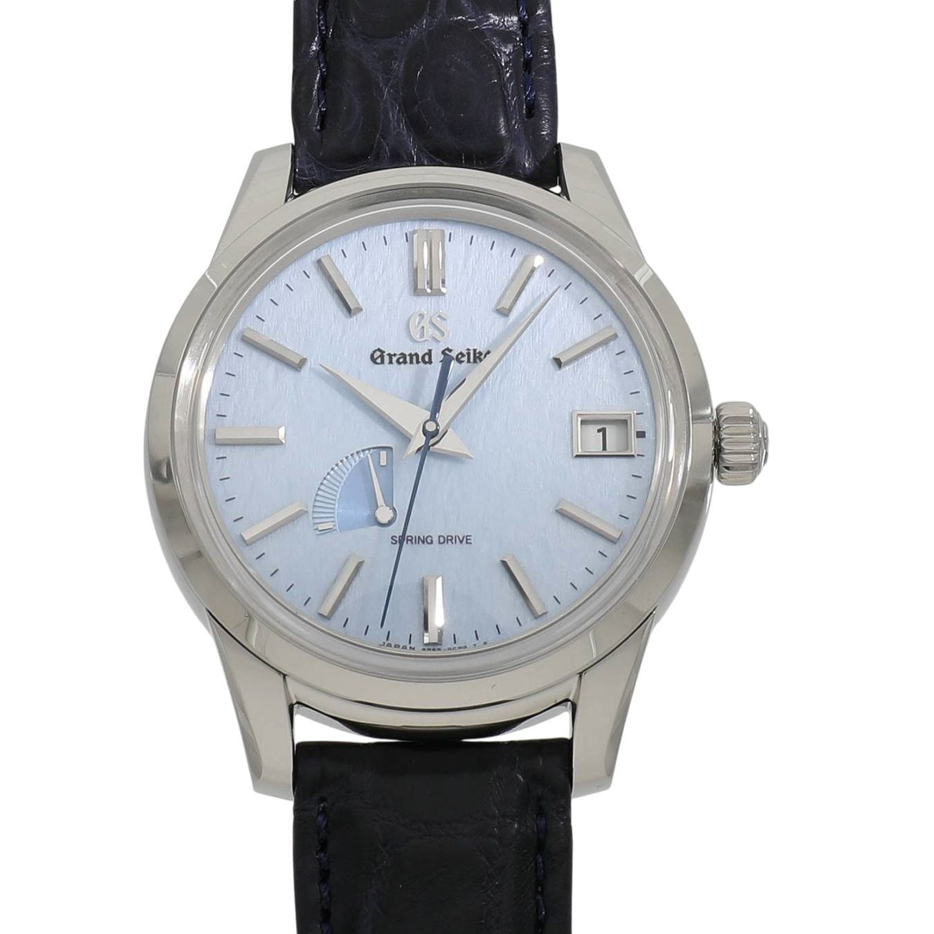[未使用]セイコー グランドセイコー エレガンスコレクション スプリングドライブ パワーリザーブ 雪白ブルー SBGA407 / 9R65-0DJ0 ブルー メンズ