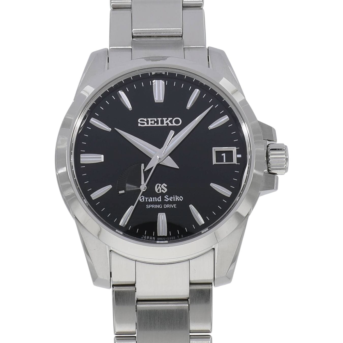 [中古]セイコー グランドセイコー スプリングドライブ パワーリザーブ SBGA027 / 9R65-0AG1 ブラック メンズ