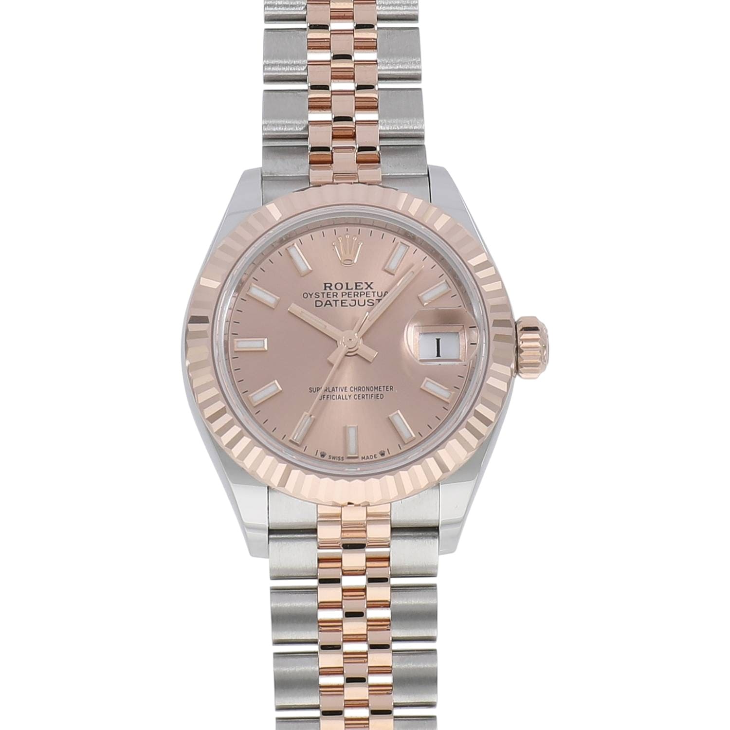 [新品]ロレックス レディ デイトジャスト 28 279171 ロゼカラー レディース