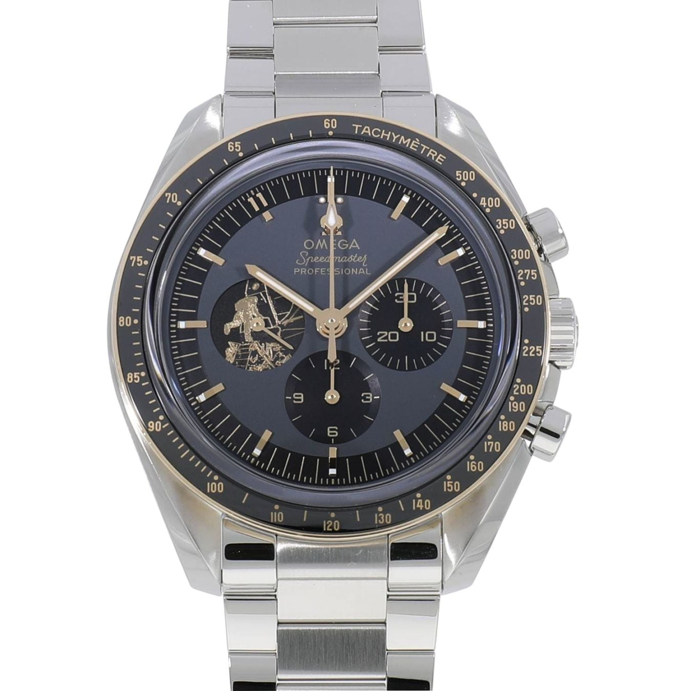 [中古]オメガ スピードマスター ムーンウォッチ アポロ11号50周年記念 6969本限定 310.20.42.50.01.001 ブラック メンズ