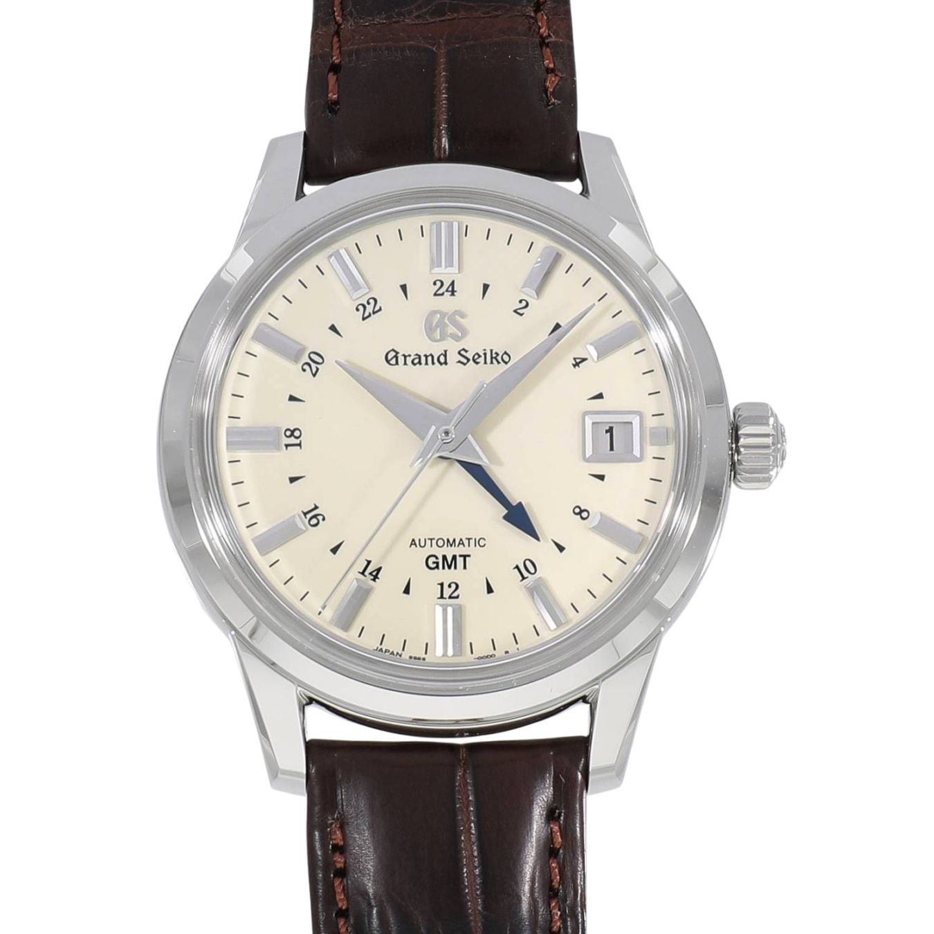 [未使用]セイコー グランドセイコー エレガンス コレクション メカニカル GMT SBGM221 / 9S66-00A0 アイボリー メンズ