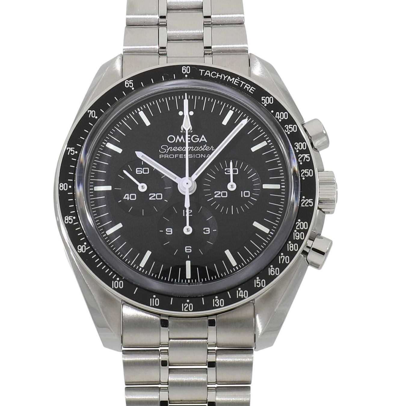 [未使用]オメガ スピードマスター ムーンウォッチ プロフェッショナル コーアクシャル マスター クロノメーター クロノグラフ 310.30.42.50.01.002 ブラック メンズ