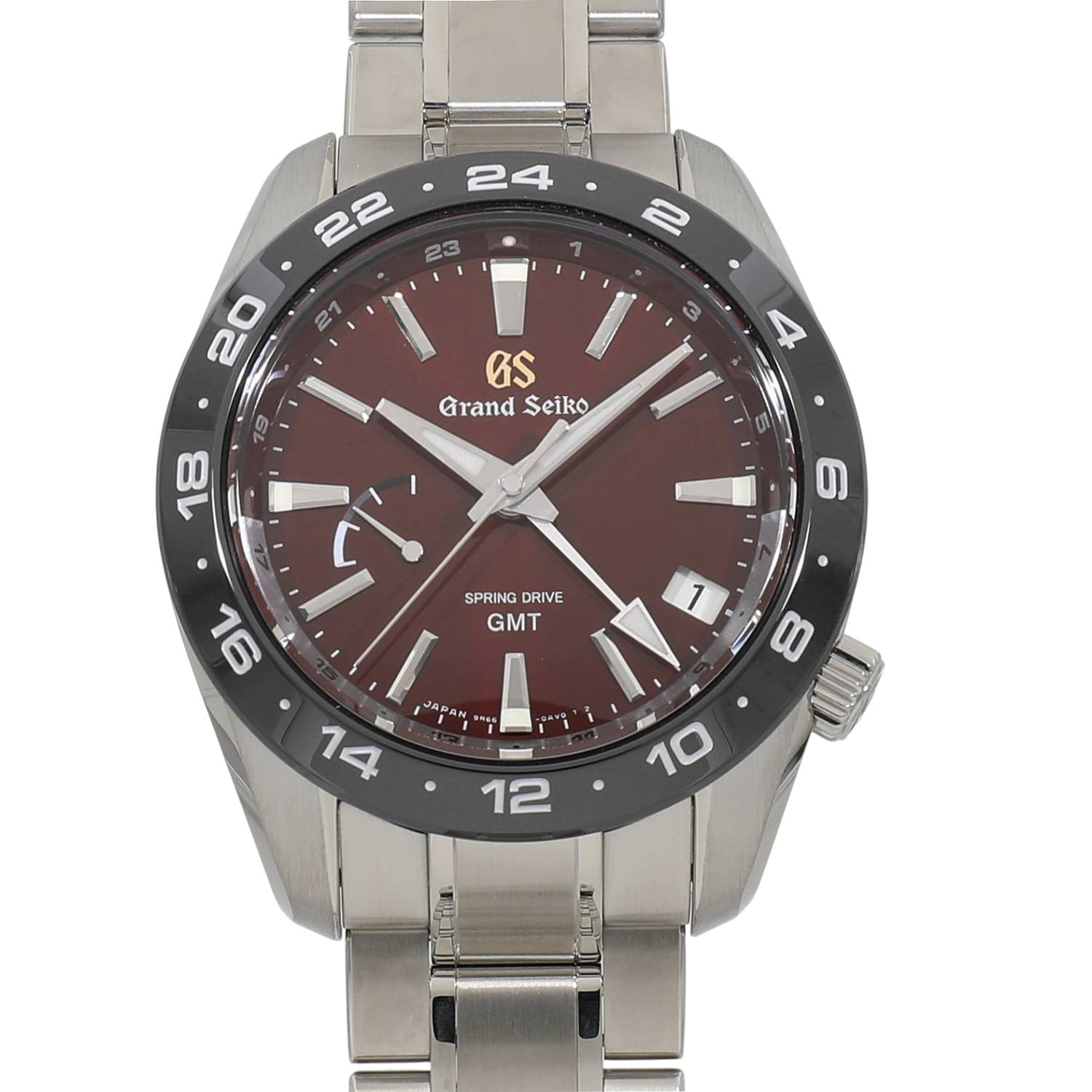 [未使用]セイコー グランドセイコー スポーツコレクション スプリングドライブGMT キャリバー9R 20周年記念限定1300本 SBGE305 / 9R66-0BR0 ダークレッド メンズ