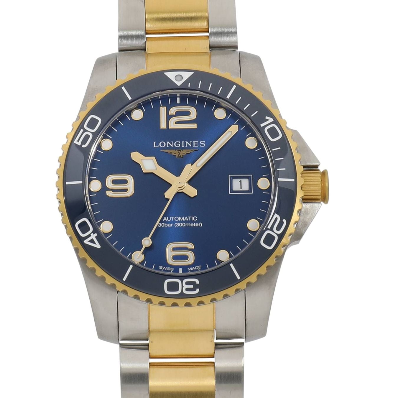 [未使用]ロンジン ハイドロ コンクエスト L3.781.3.96.7 ブルー メンズ