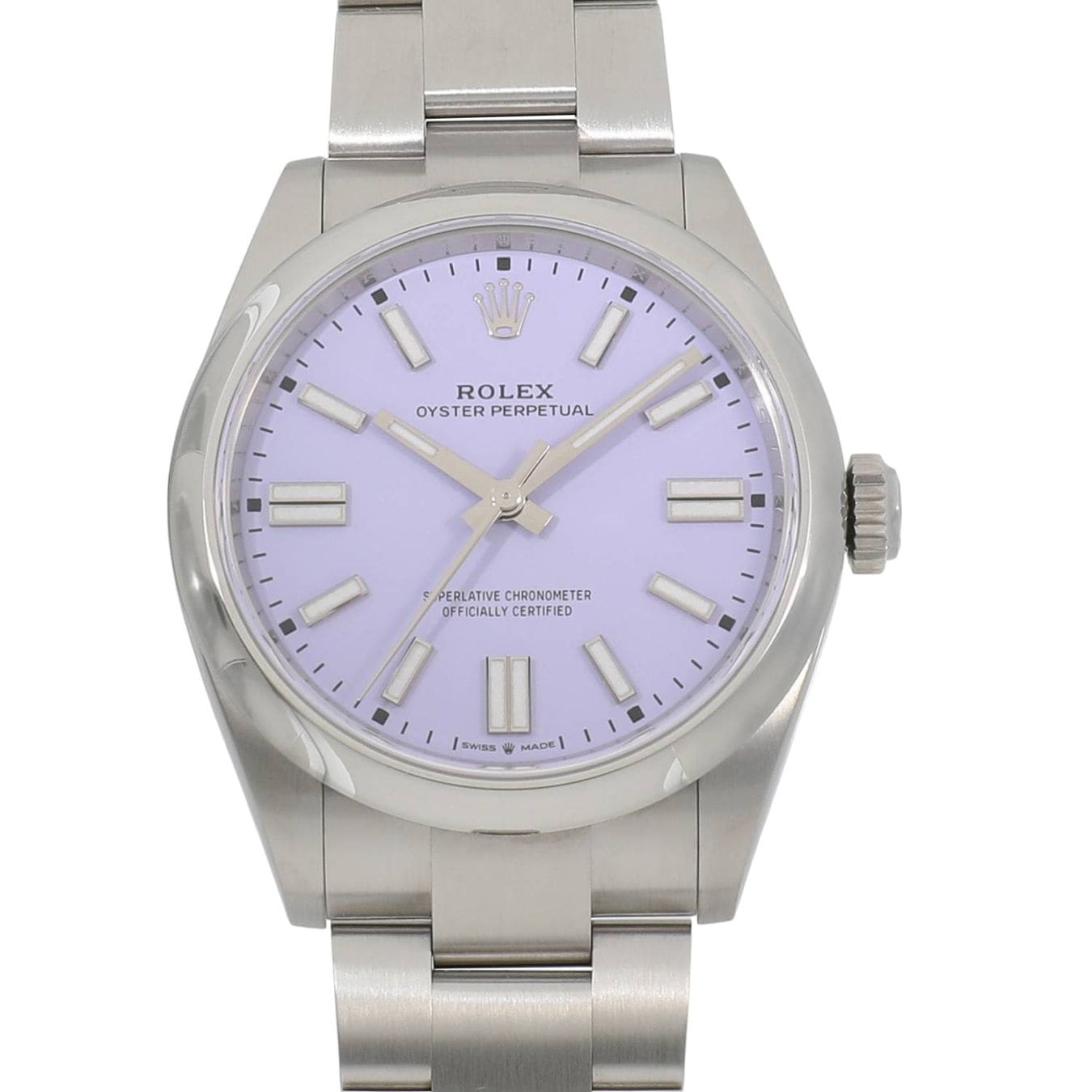 [新品]ロレックス オイスター パーペチュアル 41 134300 ラベンダー メンズ