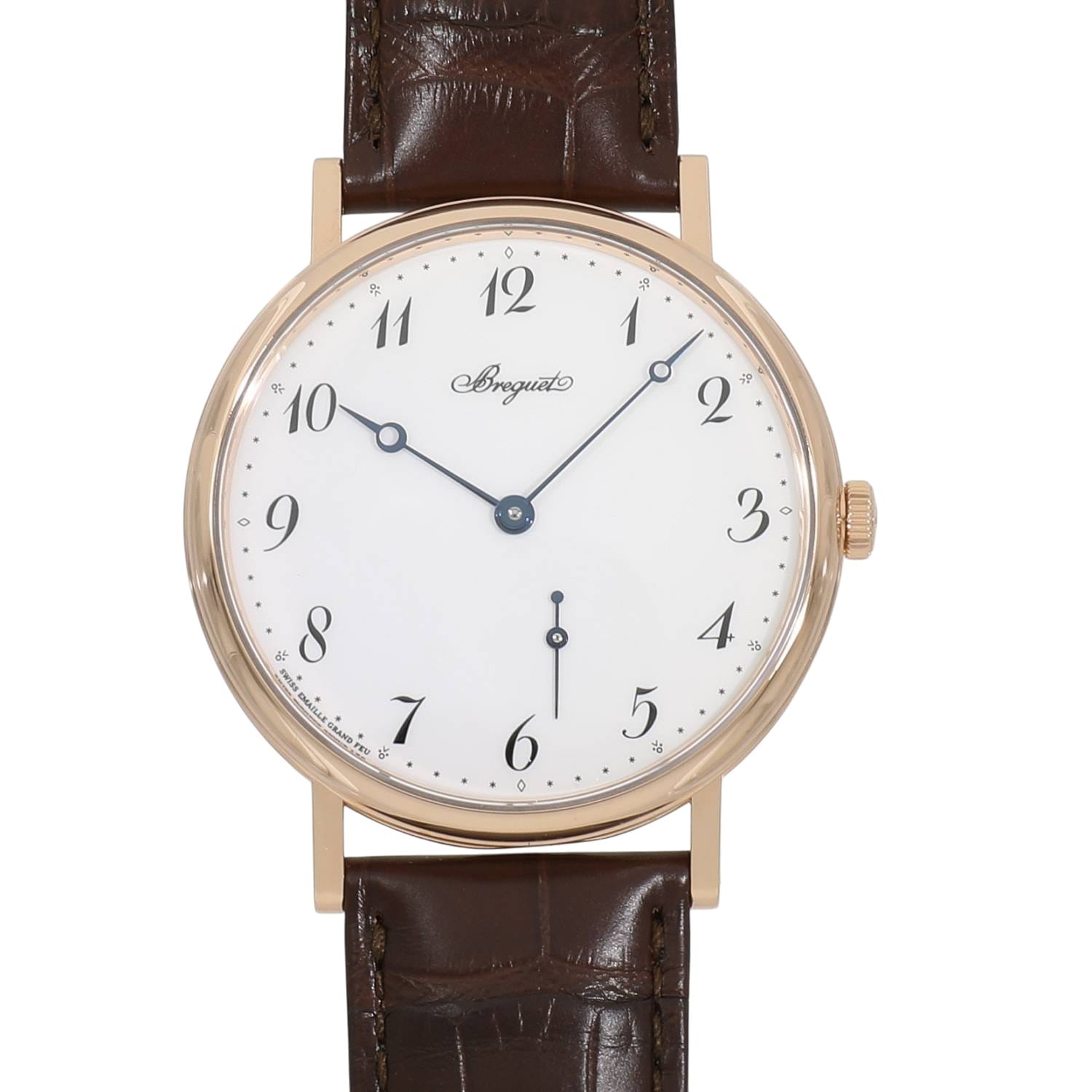 [新品]ブレゲ クラシック 7147 7147BR/29/9WU ホワイト エナメル メンズ